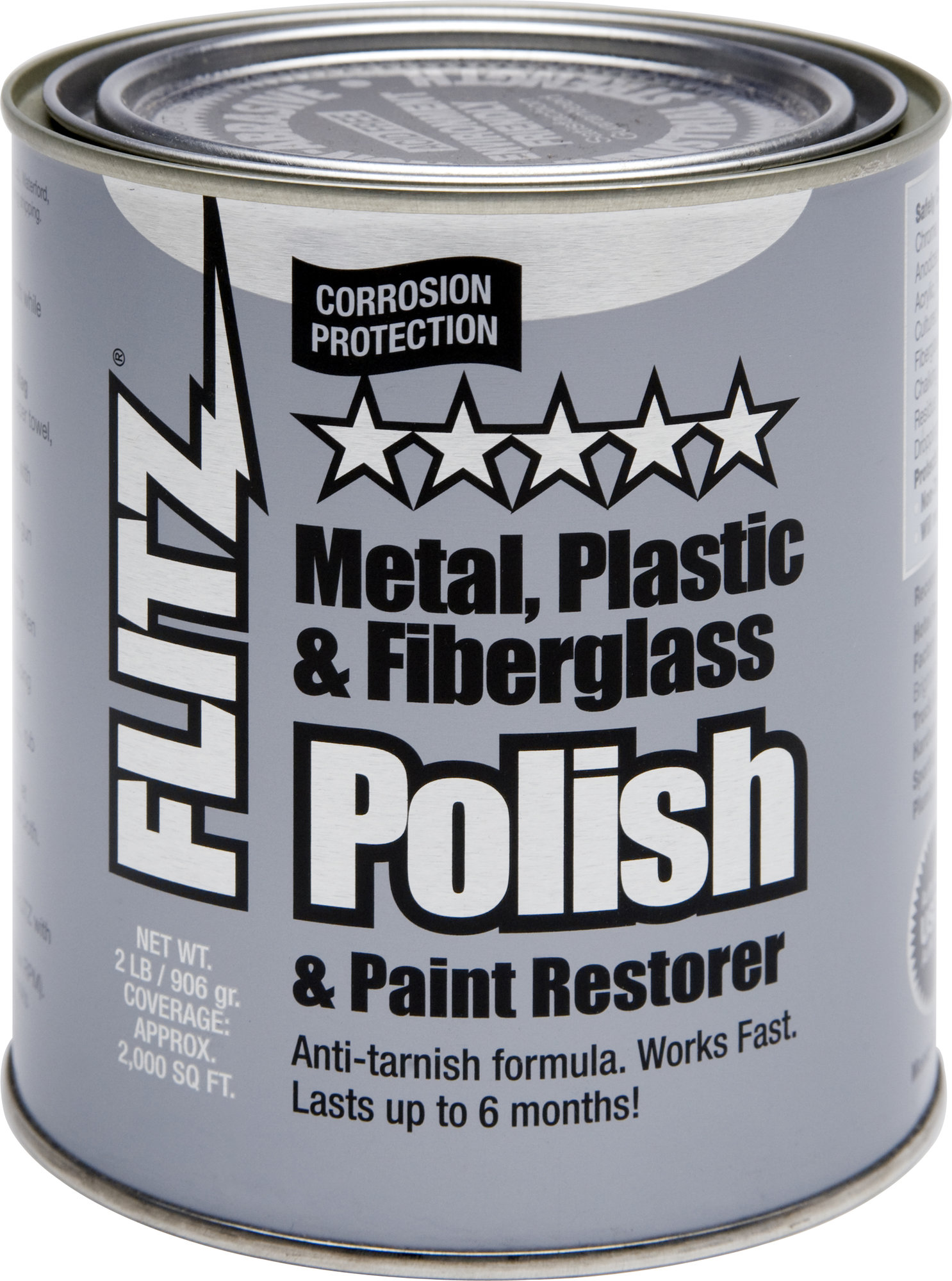 Flitz CA03518-6 Metal Polish Paste 2 lb. Can