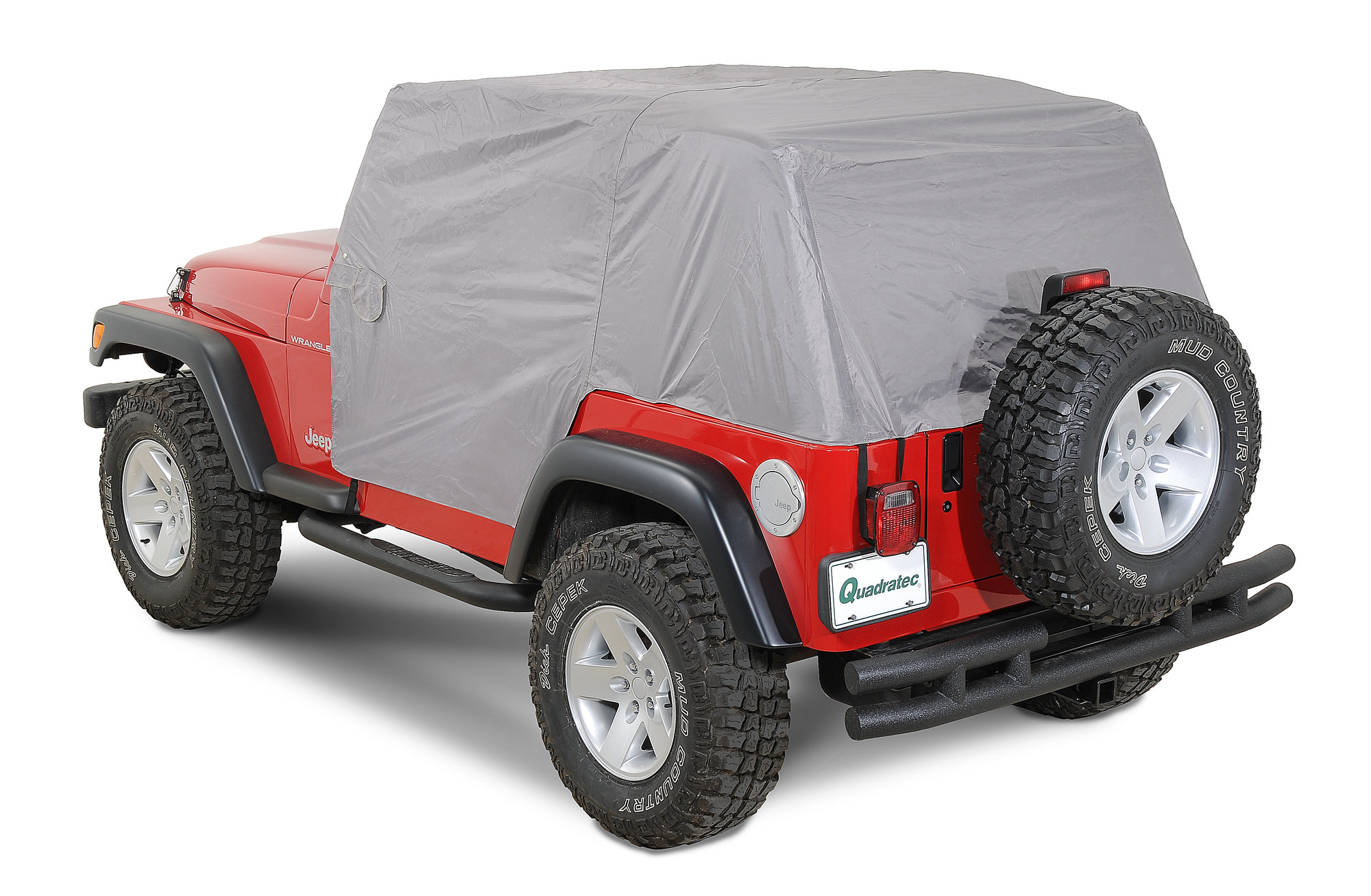 Vertically Driven Products 501161 The Full Monty Cab Cover in Gray for  92-06 Jeep Wrangler YJ & TJ | Quadratec