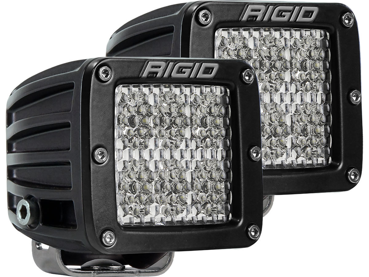 Rigid Industries 502513 DSeries Pro 3" LED Cube Light Pair Diffused
