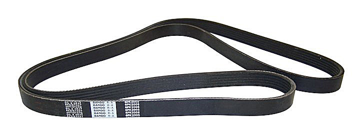 Crown Automotive 53010257 Serpentine Belt for 95-02 Jeep Wrangler YJ, Wrangler  TJ & 96-00 Cherokee XJ with Power Steering & without Air Conditioning |  Quadratec