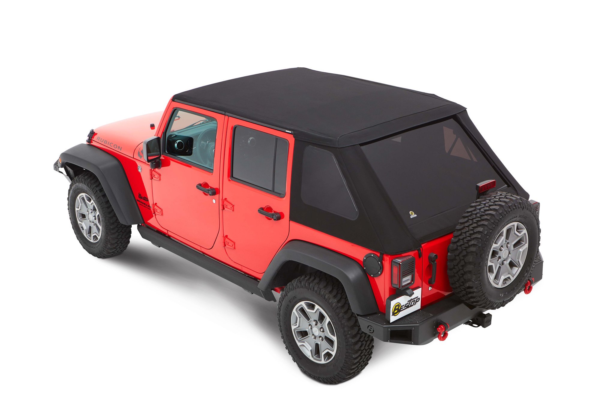 Bestop 56853-35 Trektop NX Soft Top in Black Diamond for 07-18 Jeep  Wrangler JK 4-Door | Quadratec