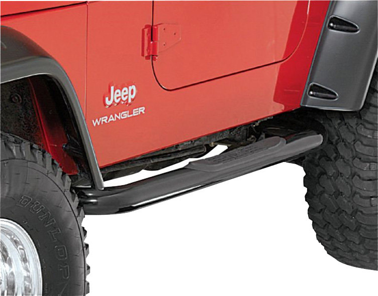 Rugged Ridge Side Step Bars for 97-06 Jeep Wrangler TJ | Quadratec