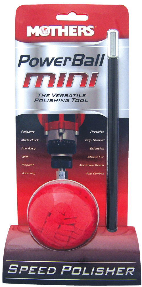 Mothers 05141 PowerBall Mini Polisher with 10 Extension