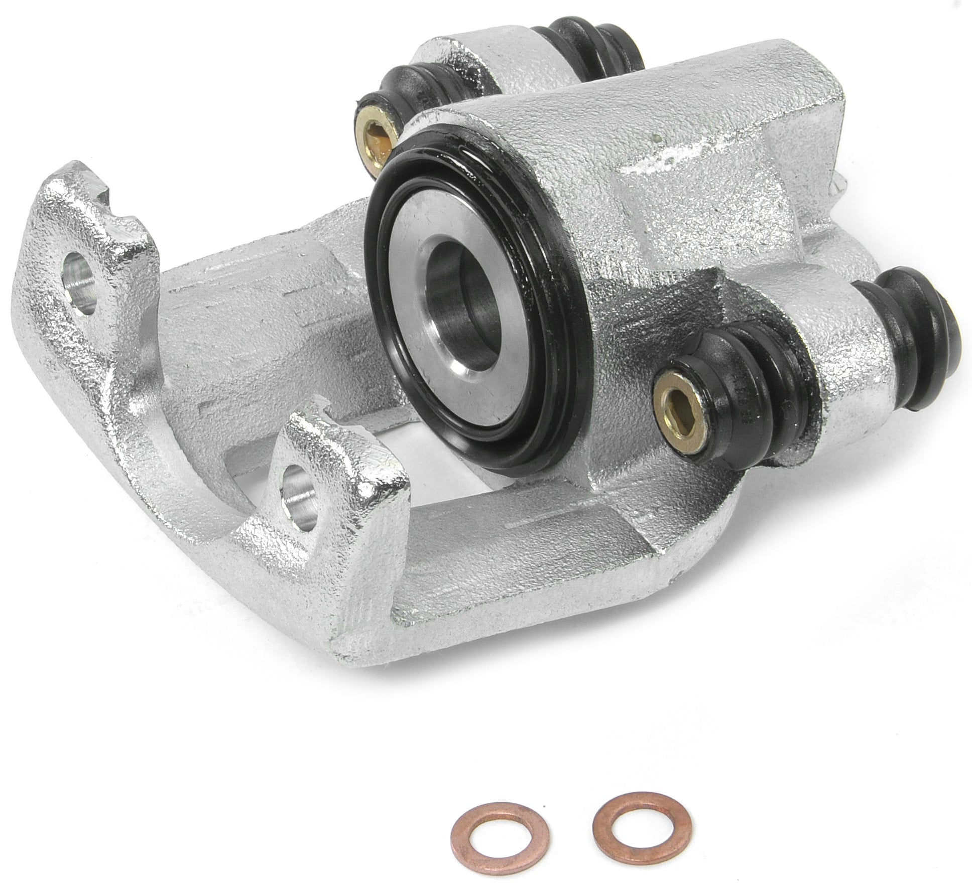 thumbnail image 2 of Detroit Axle Rear Right Passenger Side Brake Caliper With Bracket - For Jeep Wrangler JK (2007-2017) - Remanufactured, 10-Year Warranty, Replaces 18-B5046, 68003778AA 2 of 5