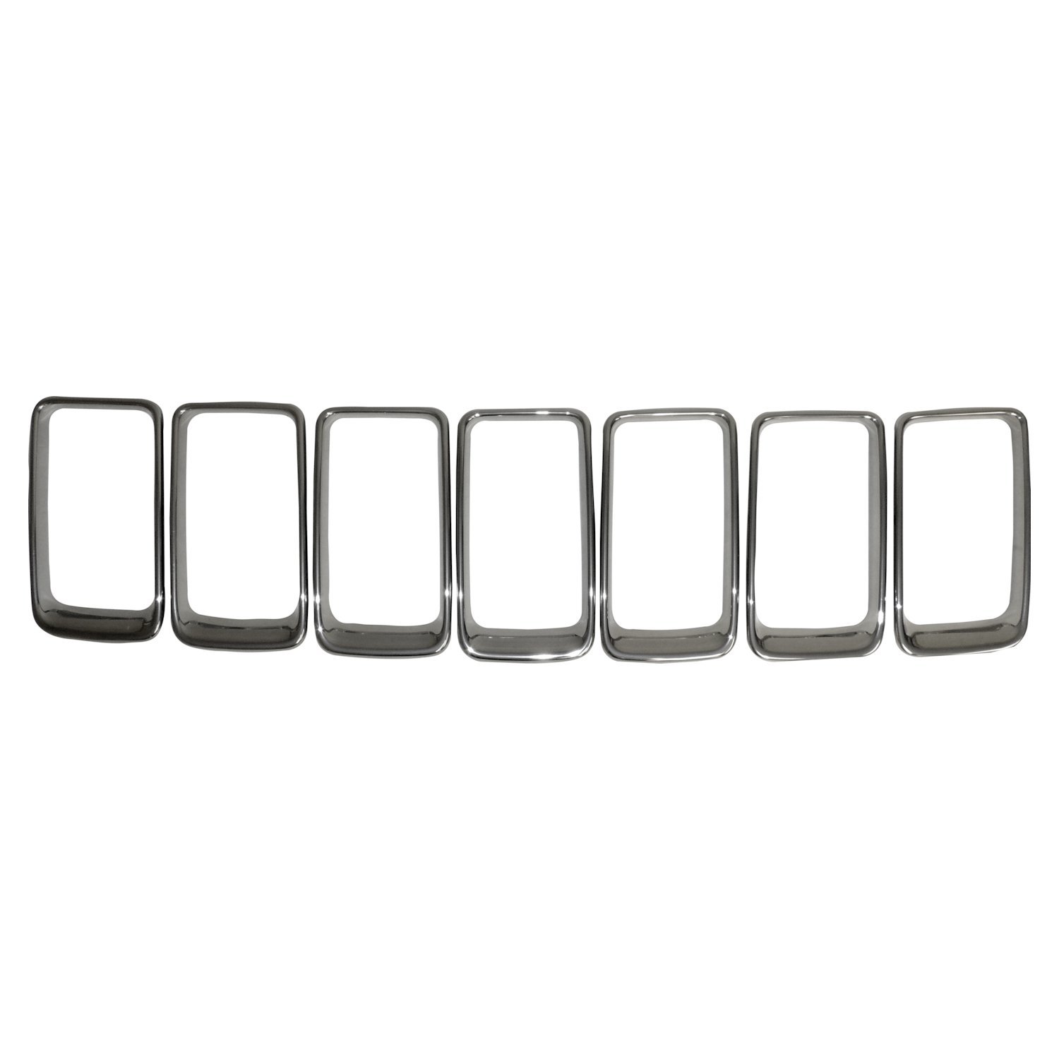 Crown Automotive 68285652AA Brushed Platinum Grille Inserts for 15-16 ...