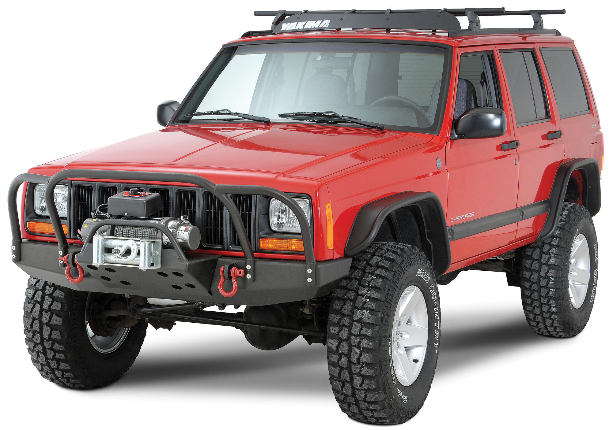 Rock Hard 4X4 RH1015 Front Bumper in Black for 8401 Jeep