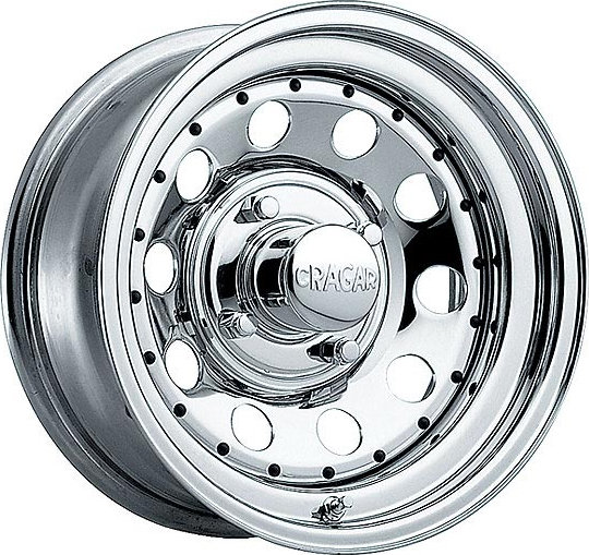 Cragar 92600 815 07 Series 320 Chrome Quick Trick 1 Wheel / 16x7" / 5
