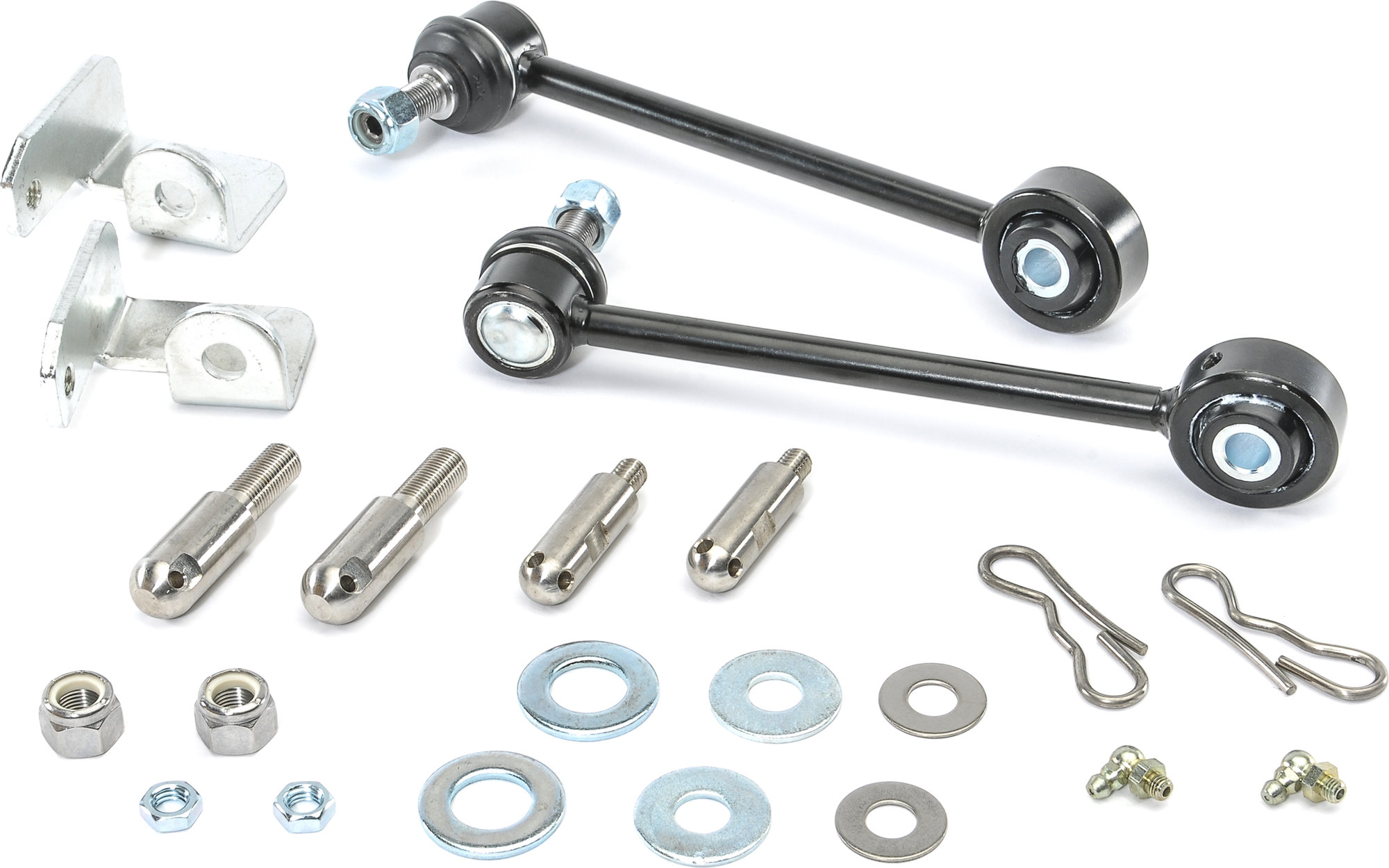 Teraflex Front Swaybar Quick Disconnects for 07-18 Jeep Wrangler & Wrangler  Unlimited JK with 0-8