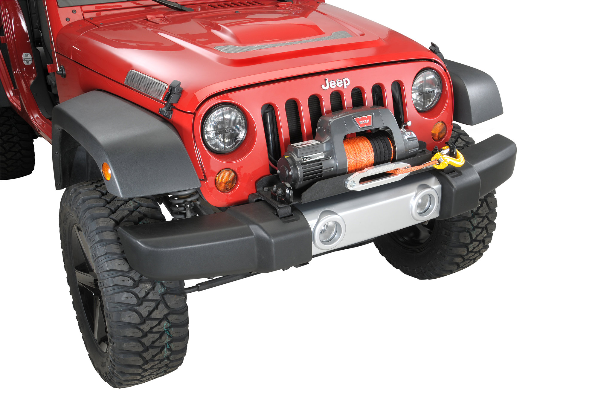Bulldog Winch 20208 Winch Mount For 2013-2018 Jeep Wrangler JK - Fits OE Bumper