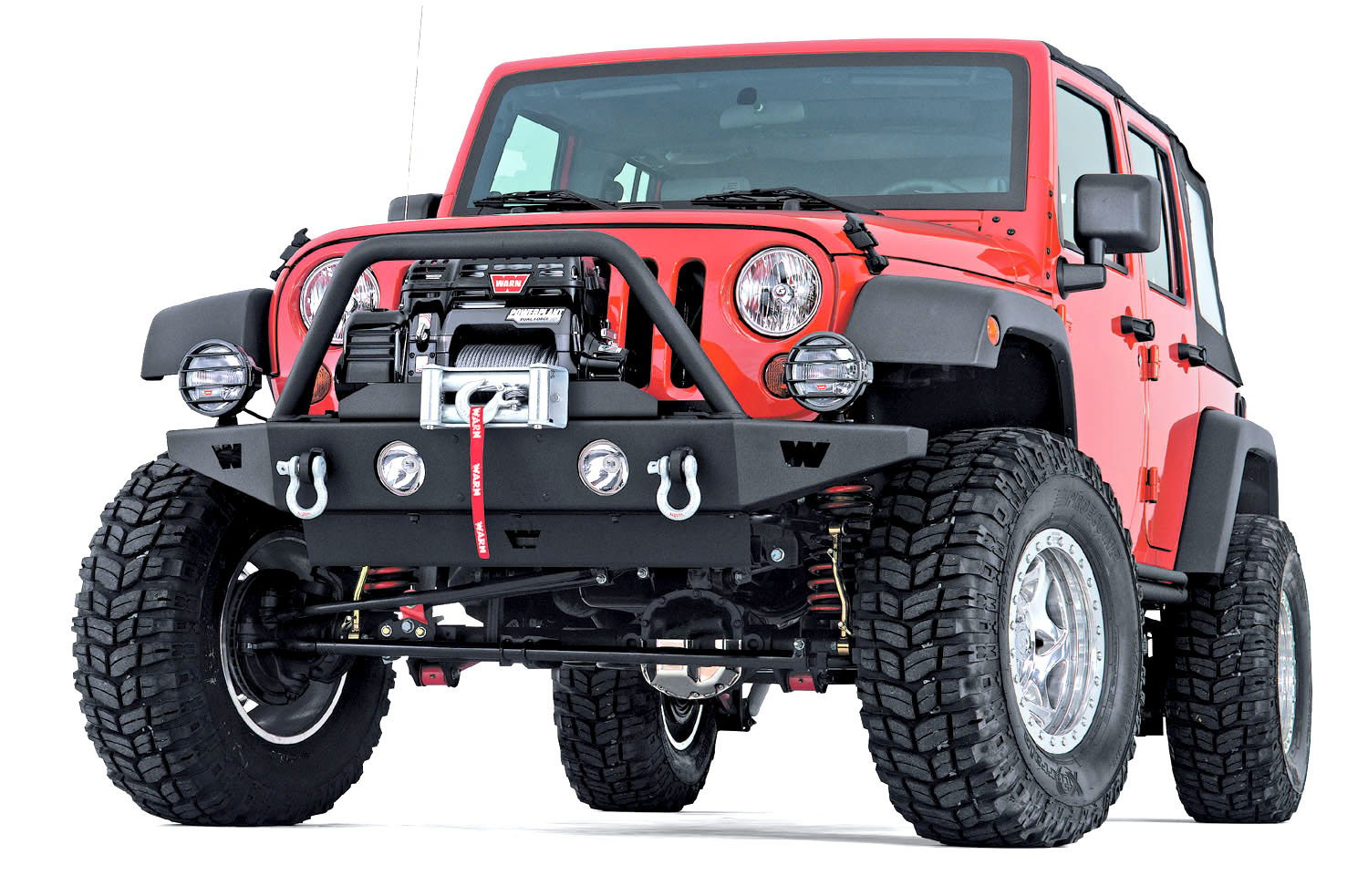 WARN 89430 Rock Crawler Front Bumper for 07-18 Jeep Wrangler JK | Quadratec