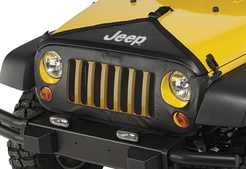 Mopar 82210318AB Front End Cover in Black for 07-18 Jeep Wrangler JK | Quadratec Mopar 82210318AB Front End Cover in Black for 07-18 Jeep Wrangler JK | Quadratec