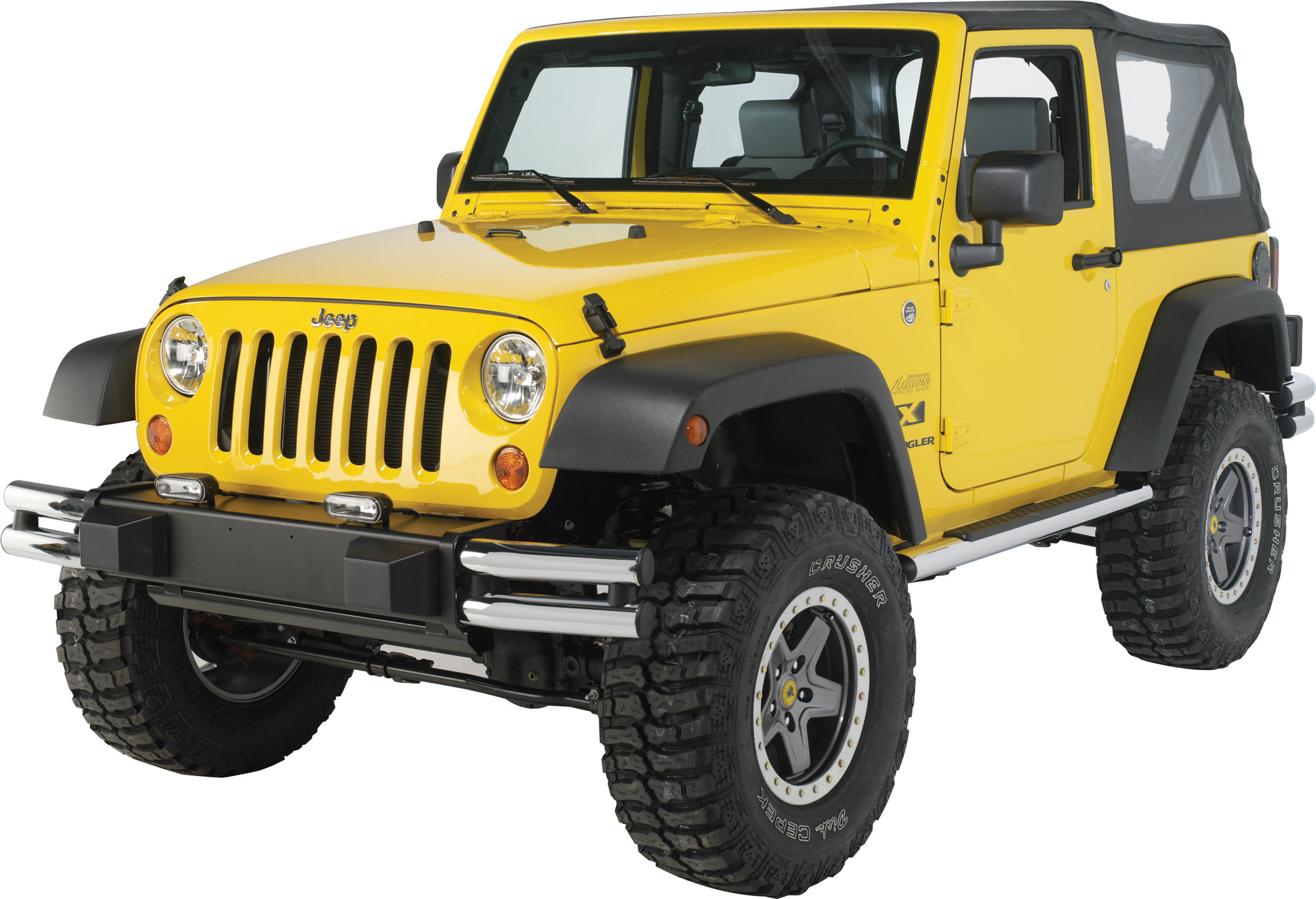 Total 32+ imagen jeep wrangler chrome front bumper