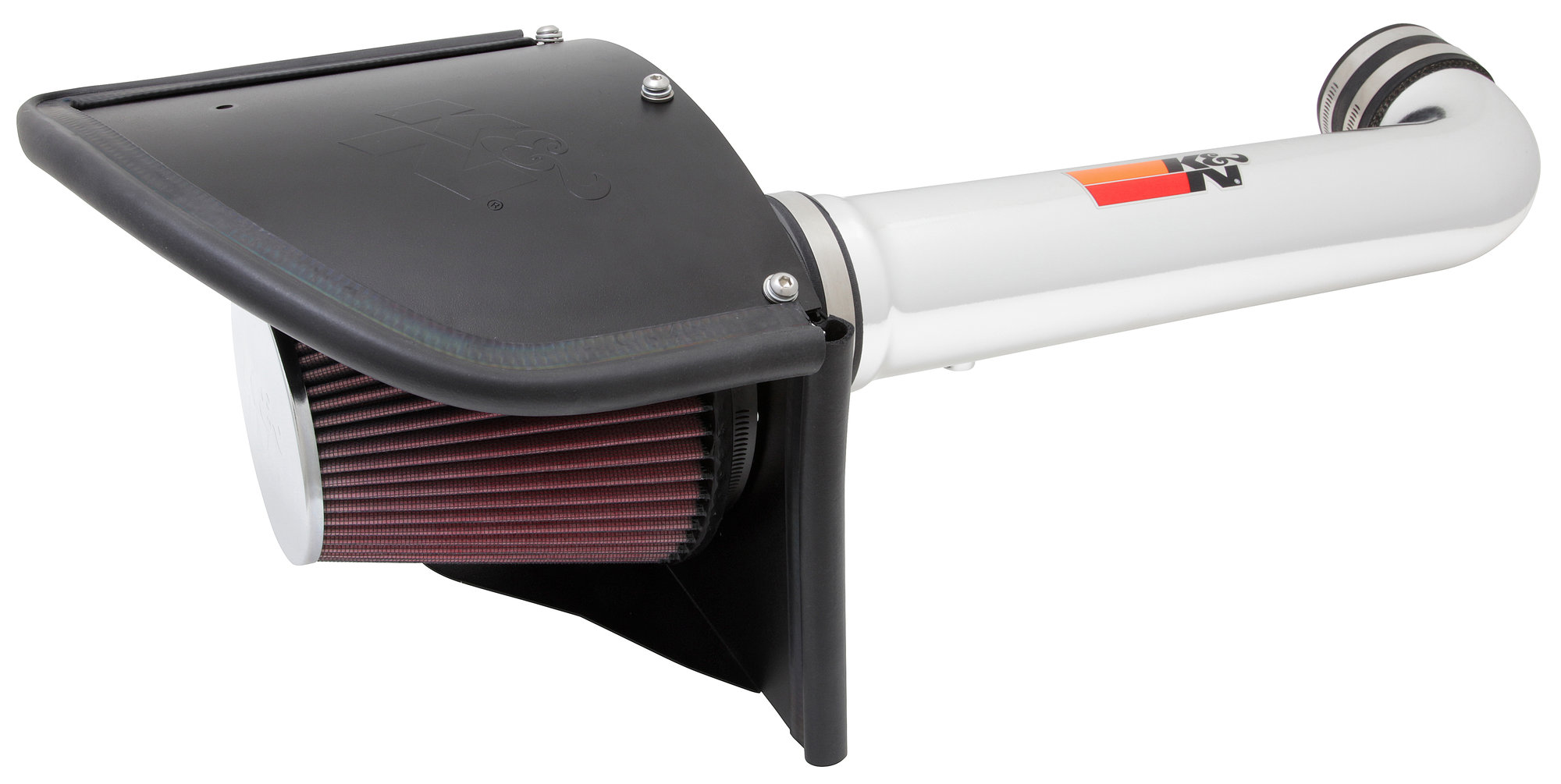 K&N 77-1566KP 77 Series High Flow Air Intake for 12-18 Jeep Wrangler JK  with  | Quadratec