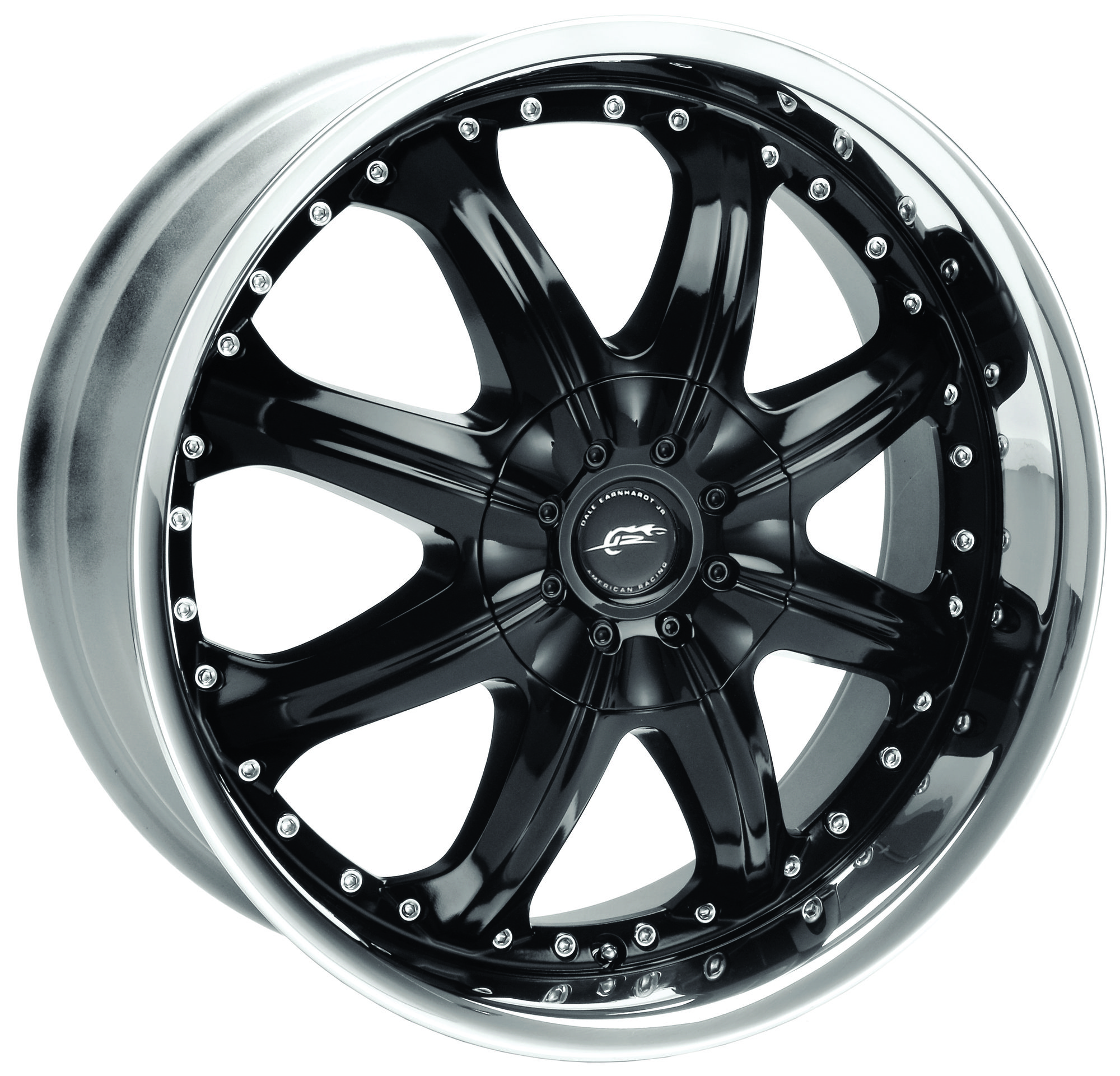 American Racing Octane (Series 350) 1Piece Black Painted Alloy Wheel