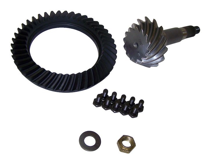 Crown Automotive 83504197  Ratio Ring & Pinion Set for 87-93 Jeep  Wrangler YJ, 97-03 Wrangler TJ, 87-90 Cherokee XJ & 87-93 Comanche MJ with  Dana 44 Rear Axle | Quadratec