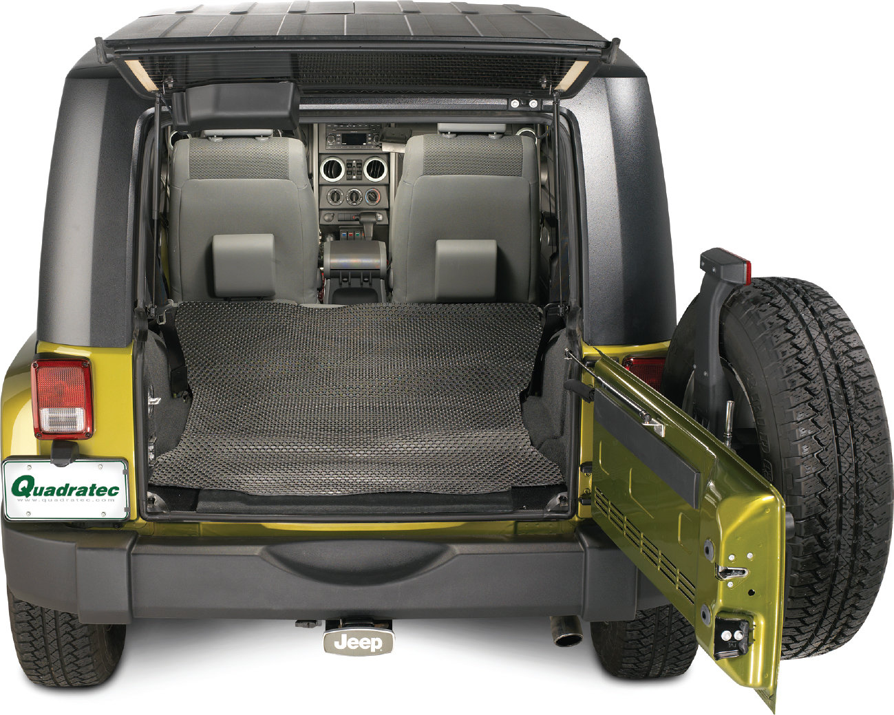 Lloyd Mats Rubbertite Rear Cargo Mat for 07-14 Jeep Wrangler Unlimited JK 4  Door | Quadratec