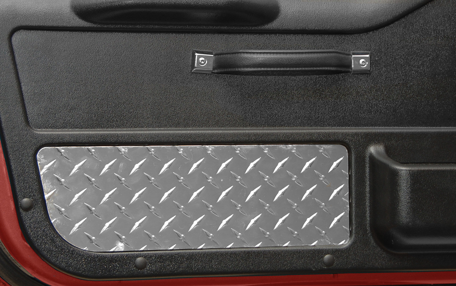 Gauge Works 90 001 Replacement Door Panels with Diamond Plate Inserts for  87-95 Jeep Wrangler YJ 1/2 Steel Doors | Quadratec