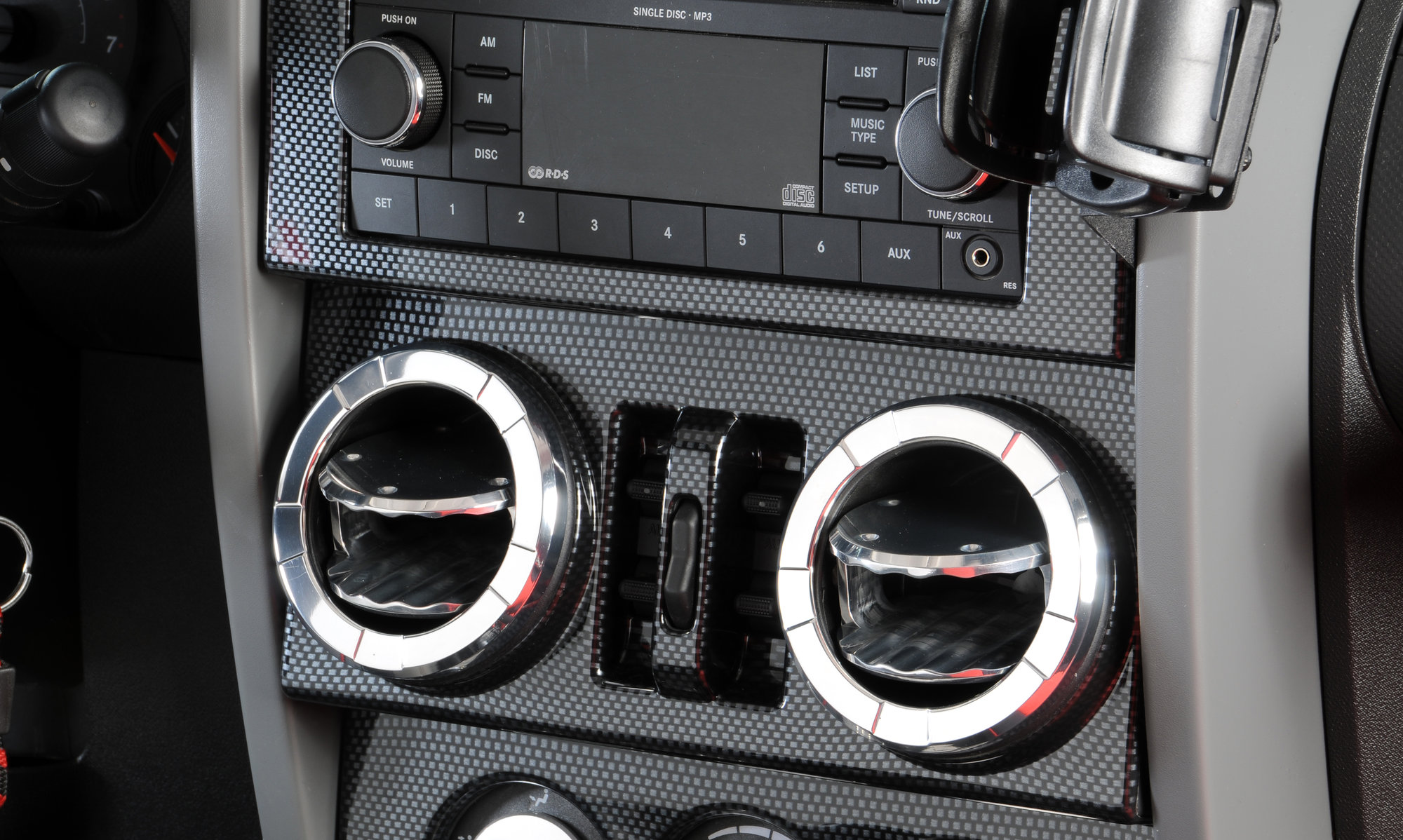 RealWheels Air Vent Surrounds for 0712 Jeep Wrangler JK Quadratec