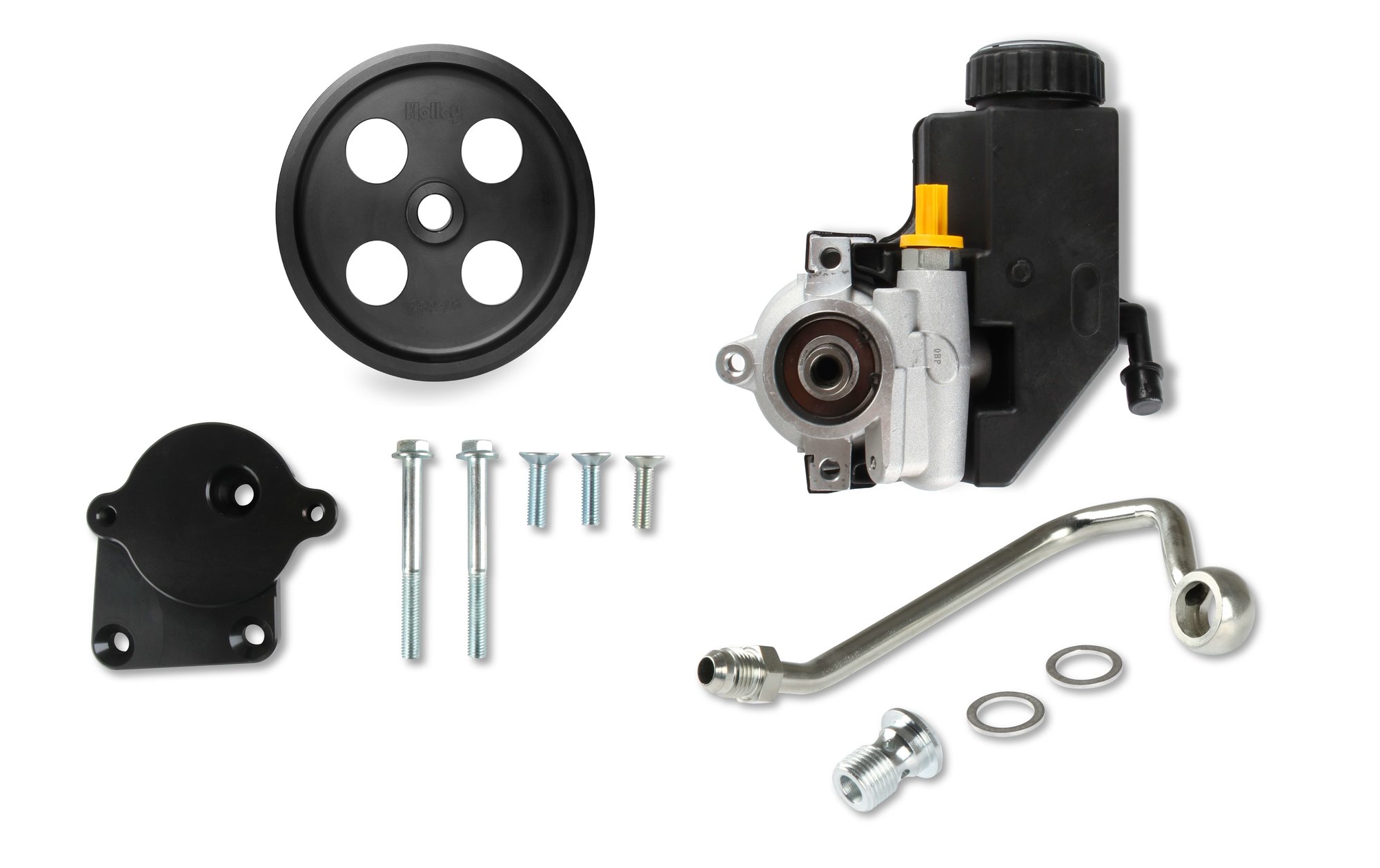 Holley 97-382 Power Steering Pump Kit for Jeep Wrangler with Hemi Engine |  Quadratec
