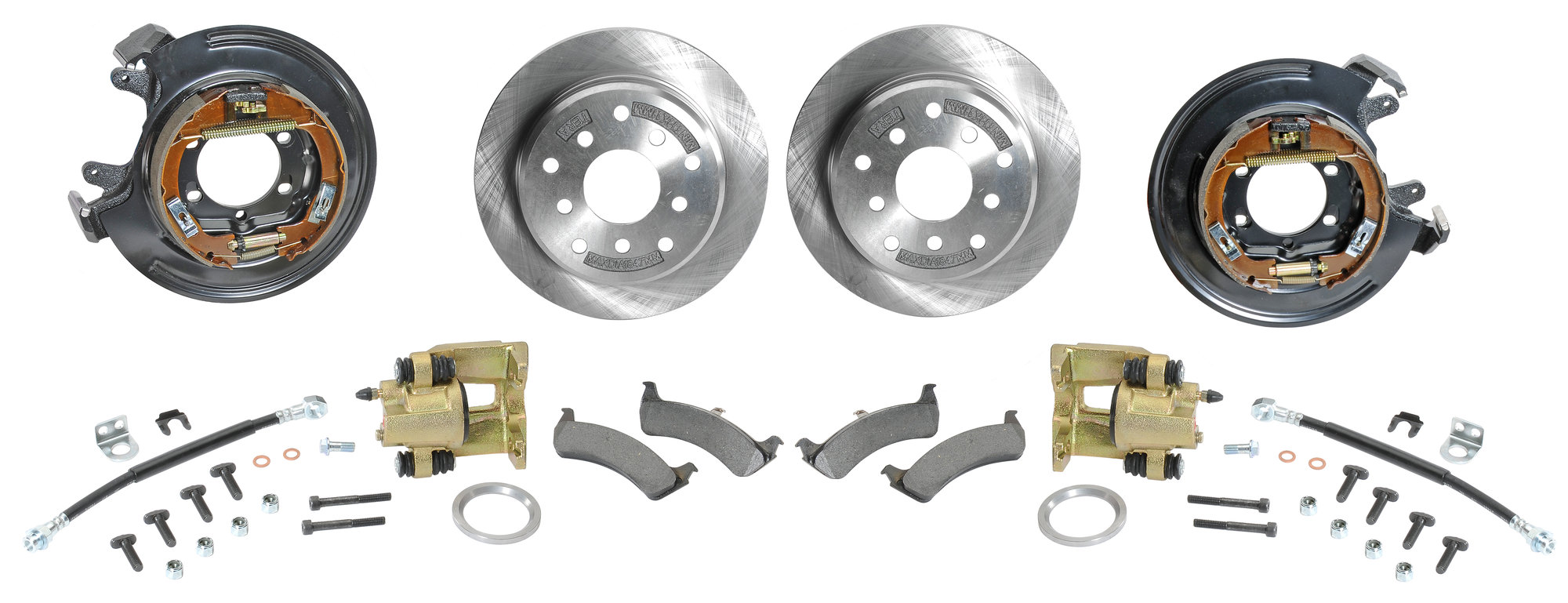 Teraflex 4354410 Rear Disc Brake Kit for 87-90 Jeep Wrangler YJ and 84-90  Cherokee XJ | Quadratec