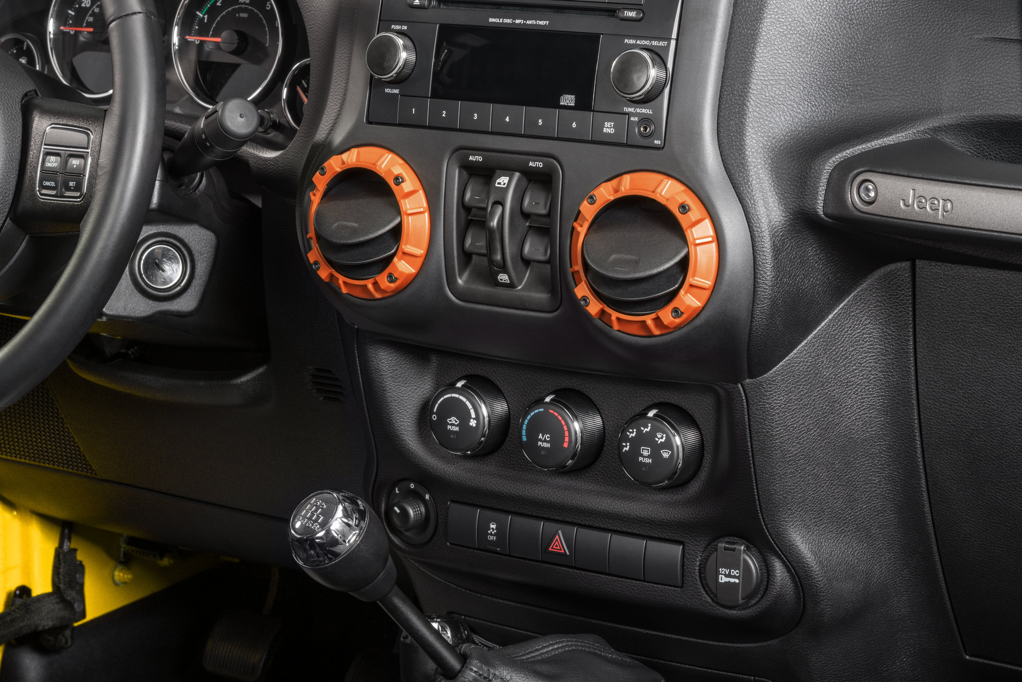 AJT Design Impact Dash Vent Trim Rings for 11-18 Jeep Wrangler JK |  Quadratec