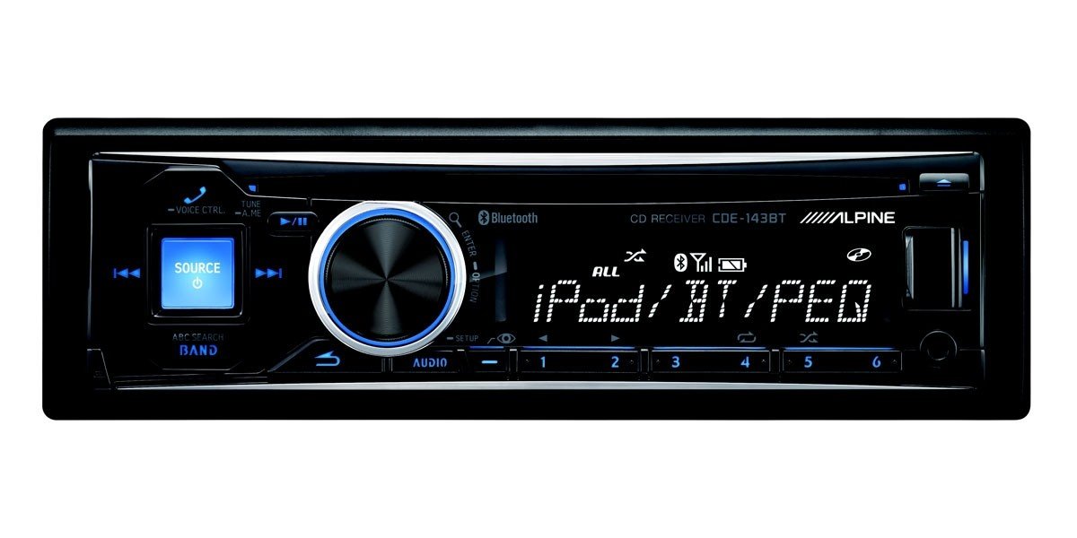 Alpine Alpine CDE143BT Advanced CD Receiver for Advanced Bluetooth