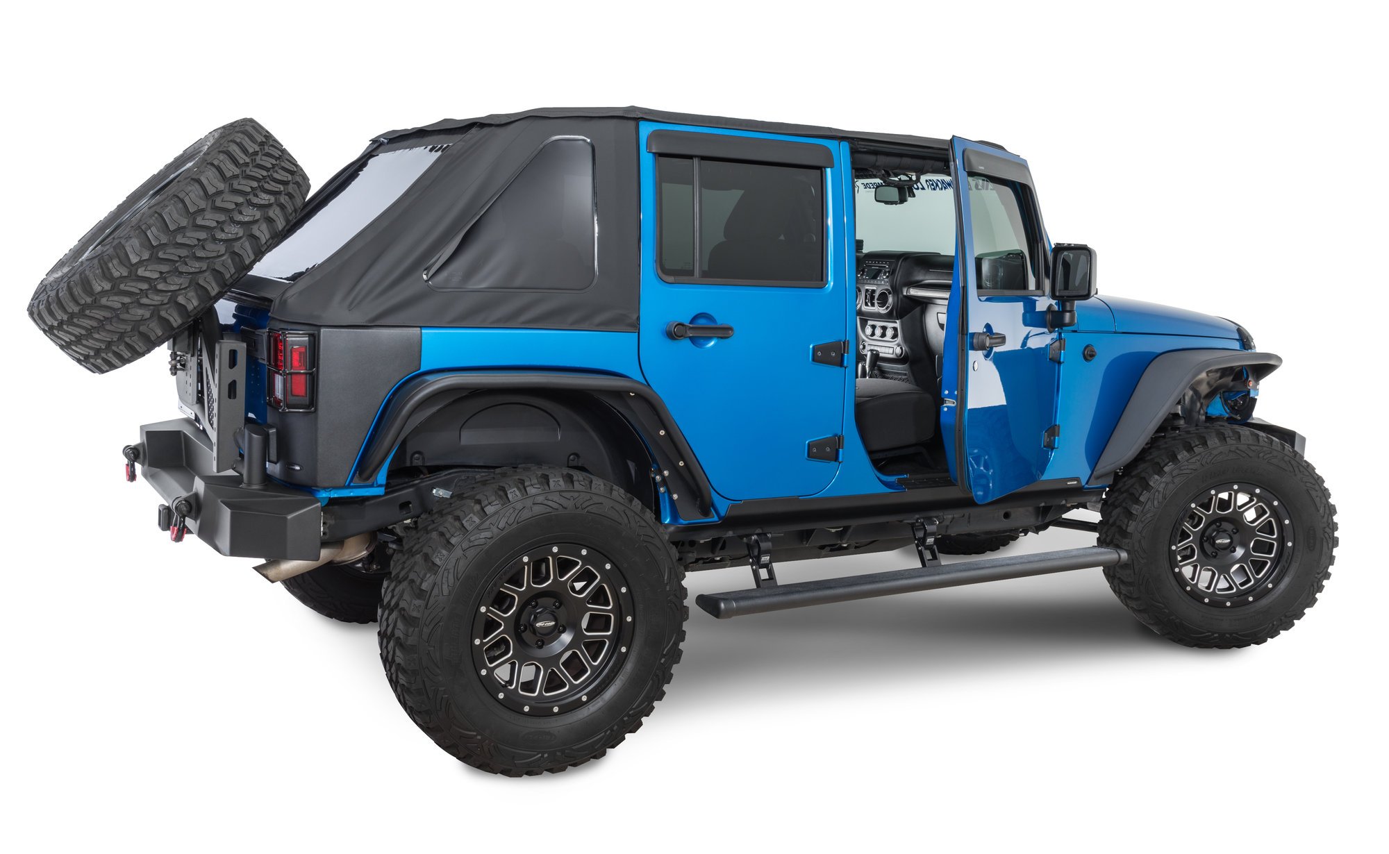 Amp Research 75122 01a Powerstep For 07 18 Jeep Wrangler