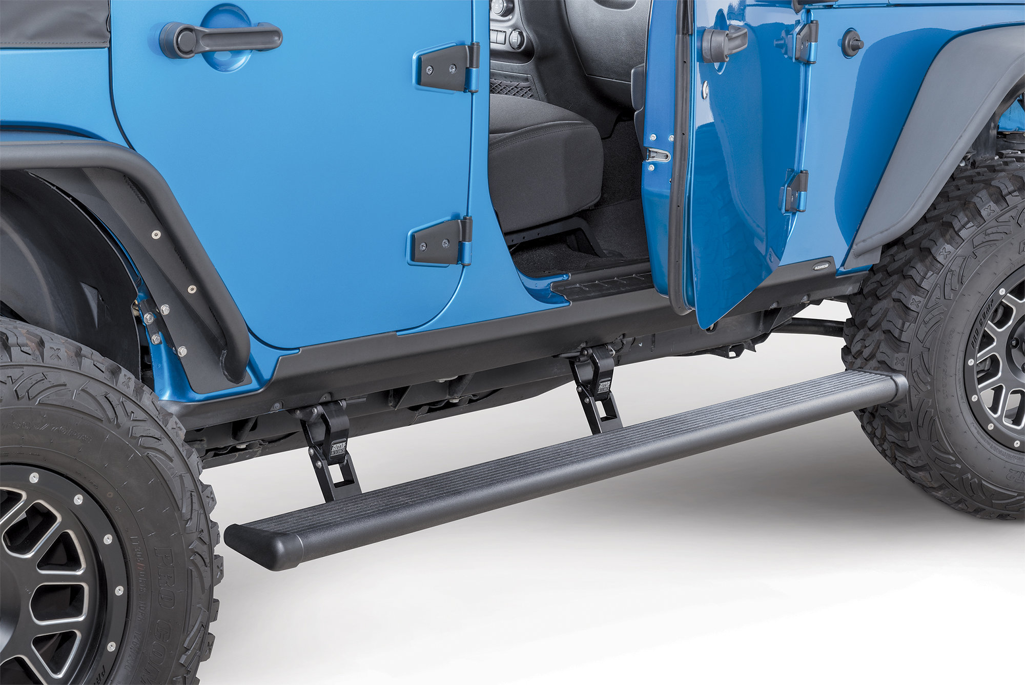 Amp Research 75122 01a Powerstep For 07 18 Jeep Wrangler Unlimited Jk 4 Door Quadratec