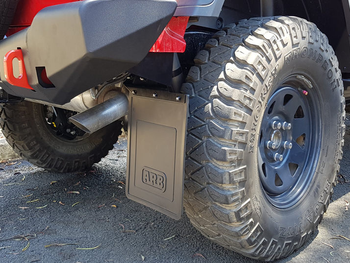 ARB 5750380 Mud Flaps for 18-20 Jeep Wrangler JL with ARB Rear Bumper |  Quadratec