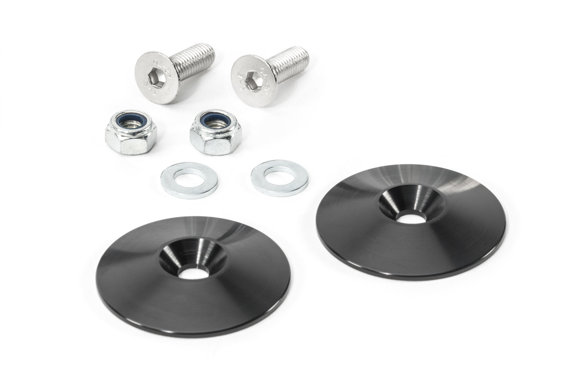 American Trail Products Billet Hood Bumper Delete Pair for 9718 Jeep