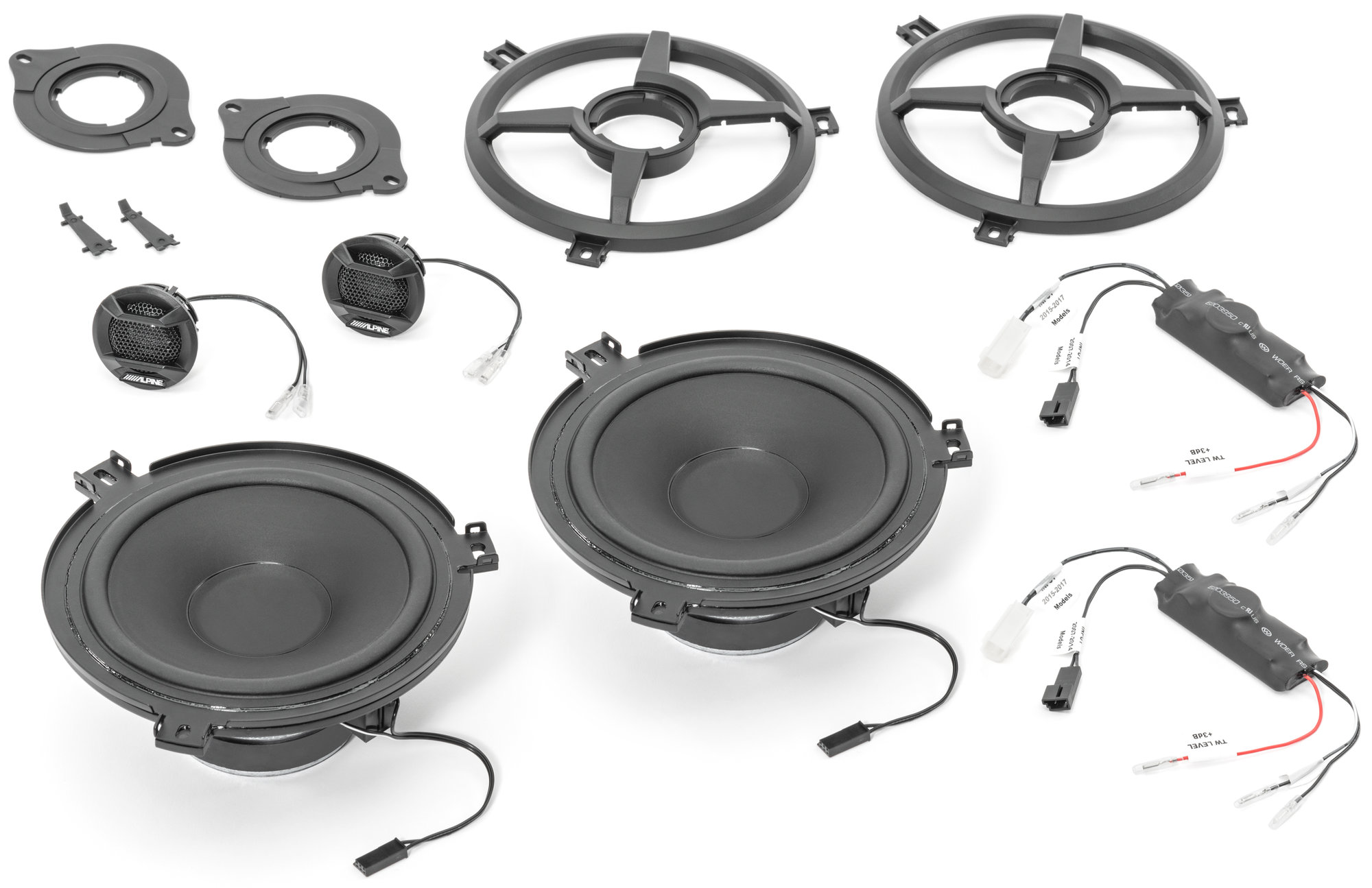 Alpine SPV-65X-WRA Component 2 Way Speaker System for 07-18 Jeep Wrangler JK  | Quadratec