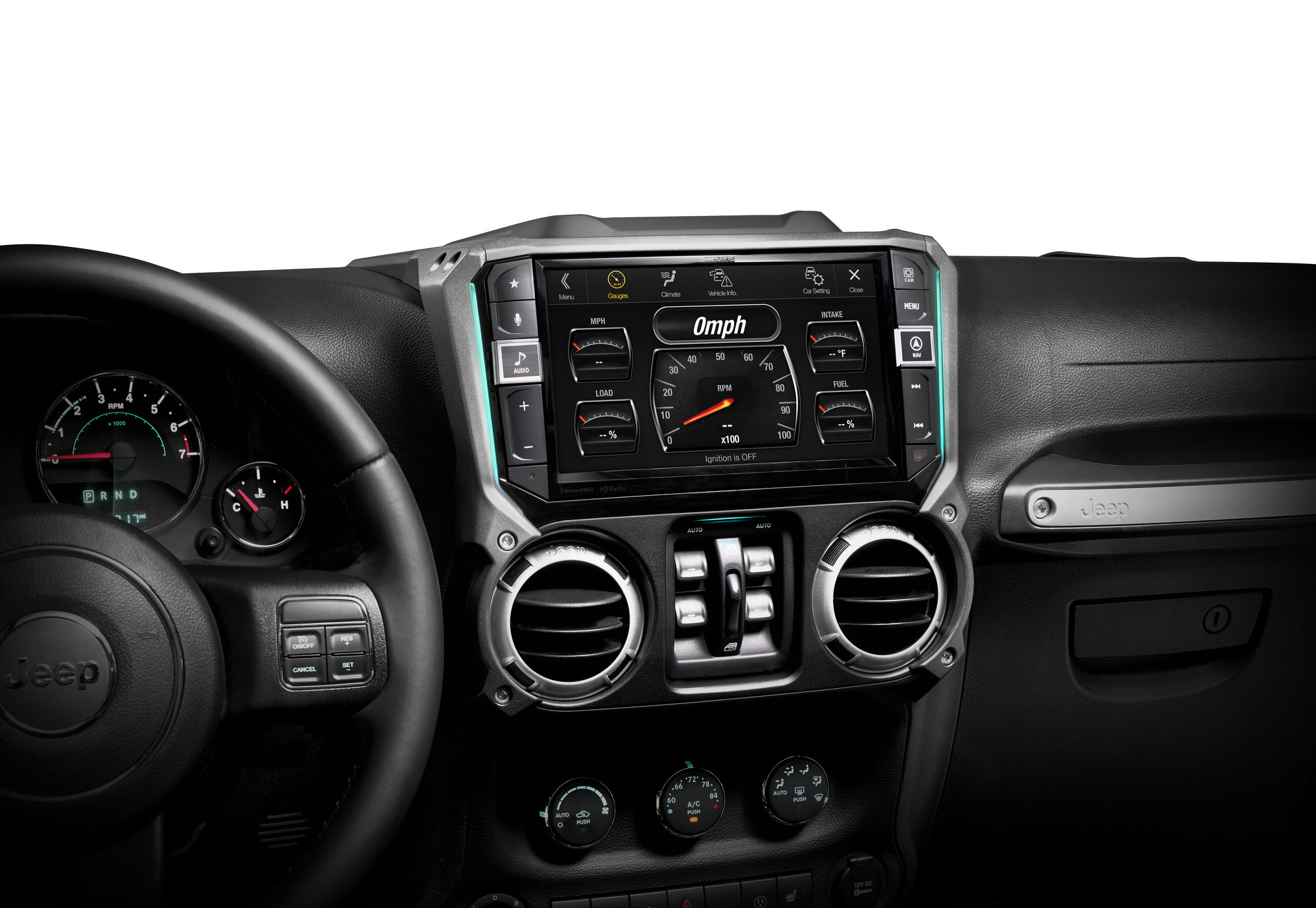 Alpine X409-WRA-JK 9in Dash Restyle System for 11-18 Jeep Wrangler JK |  Quadratec