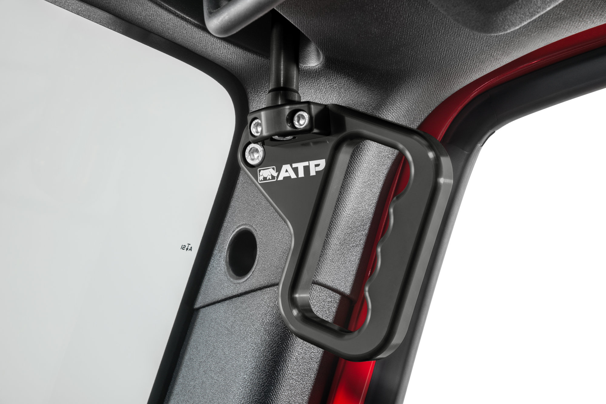 American Trail Products Front Billet Aluminum Grab Handles with Matching Brackets for 07-18 Jeep Wrangler JK | Quadratec American Trail Products Front Billet Aluminum Grab Handles with Matching Brackets for 07-18 Jeep Wrangler JK | Quadratec