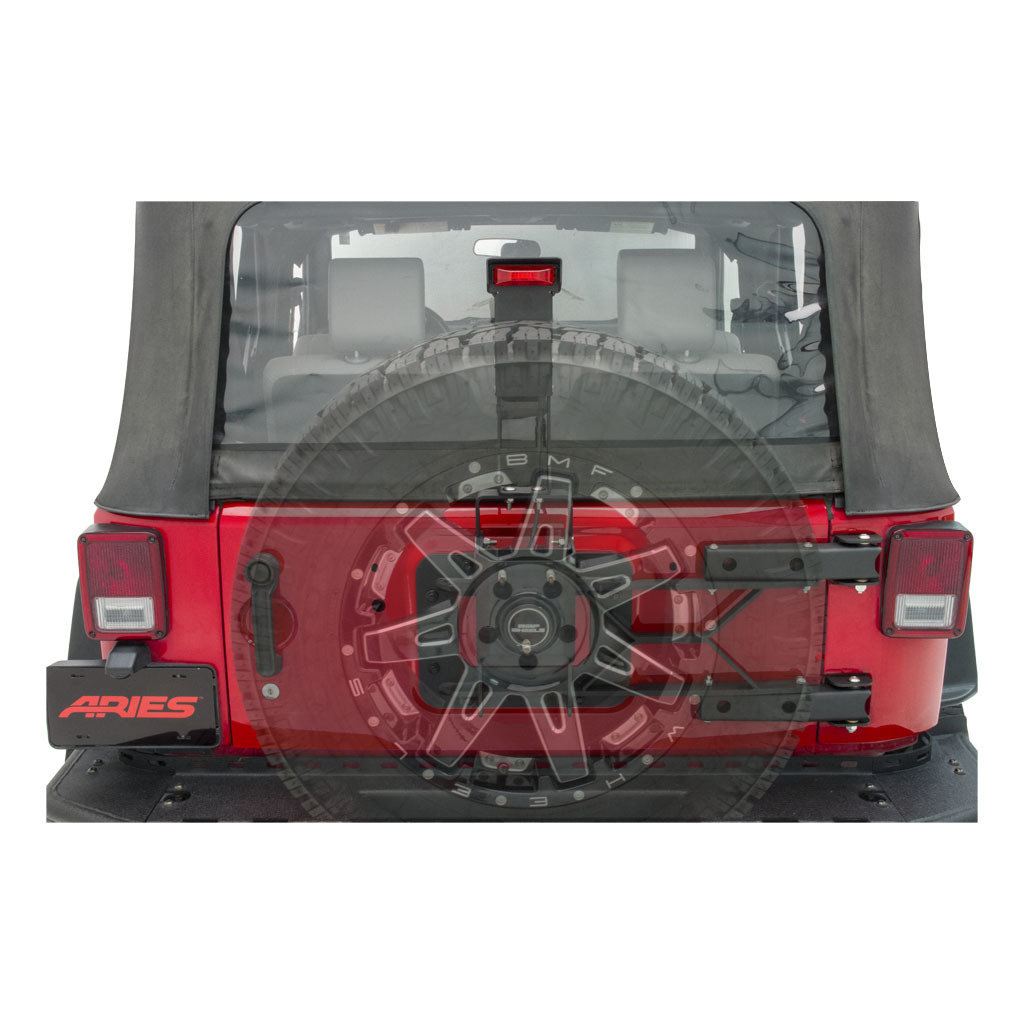 Aries 2563000 Heavy Duty Swing Away Spare Tire Carrier For