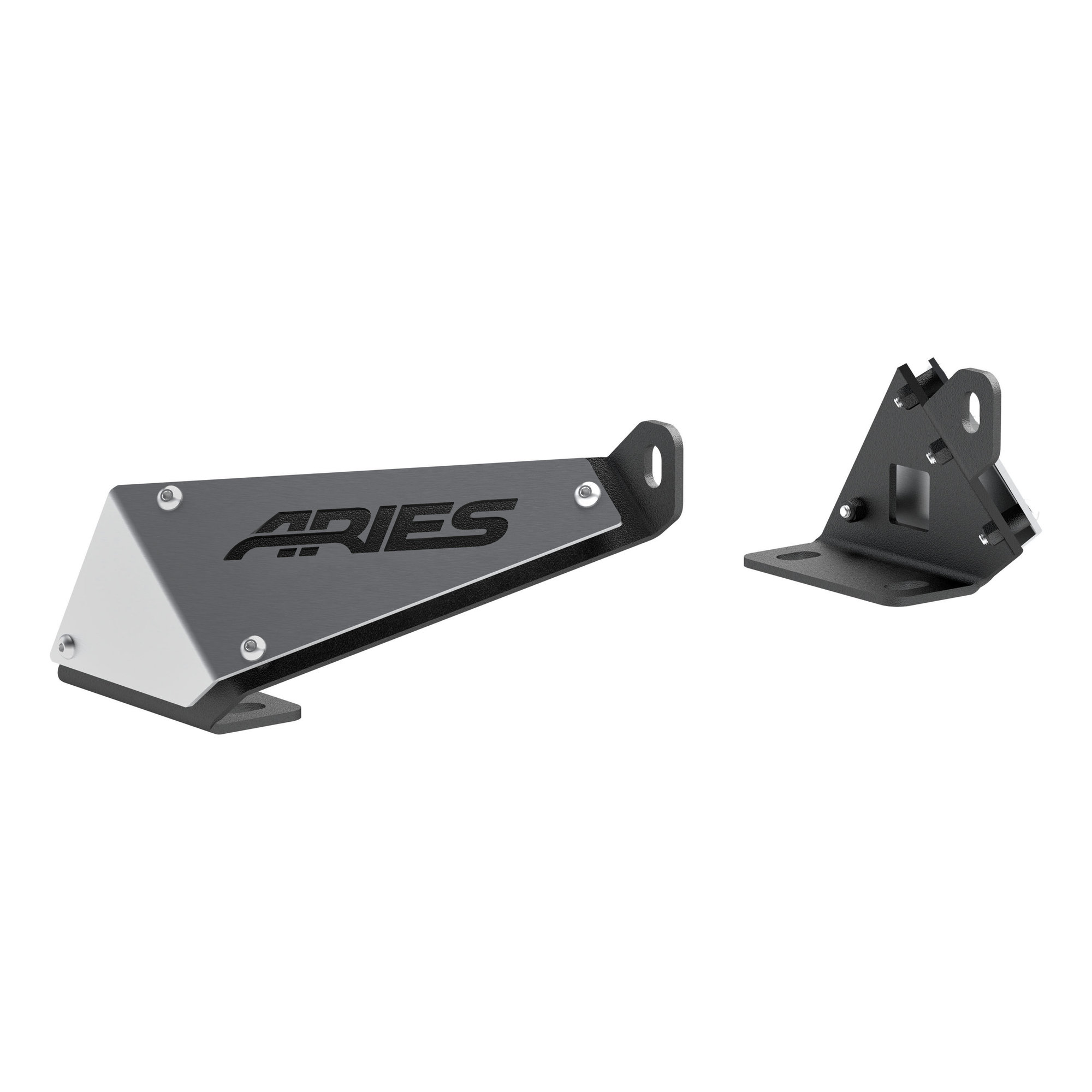 Aries 15912 Carbide Black Powder Coat Hood Light Mounting Brackets for 07-17 Jeep Wrangler JK Aries 15912 Carbide Black Powder Coat Hood Light Mounting Brackets for 07-17 Jeep Wrangler JK