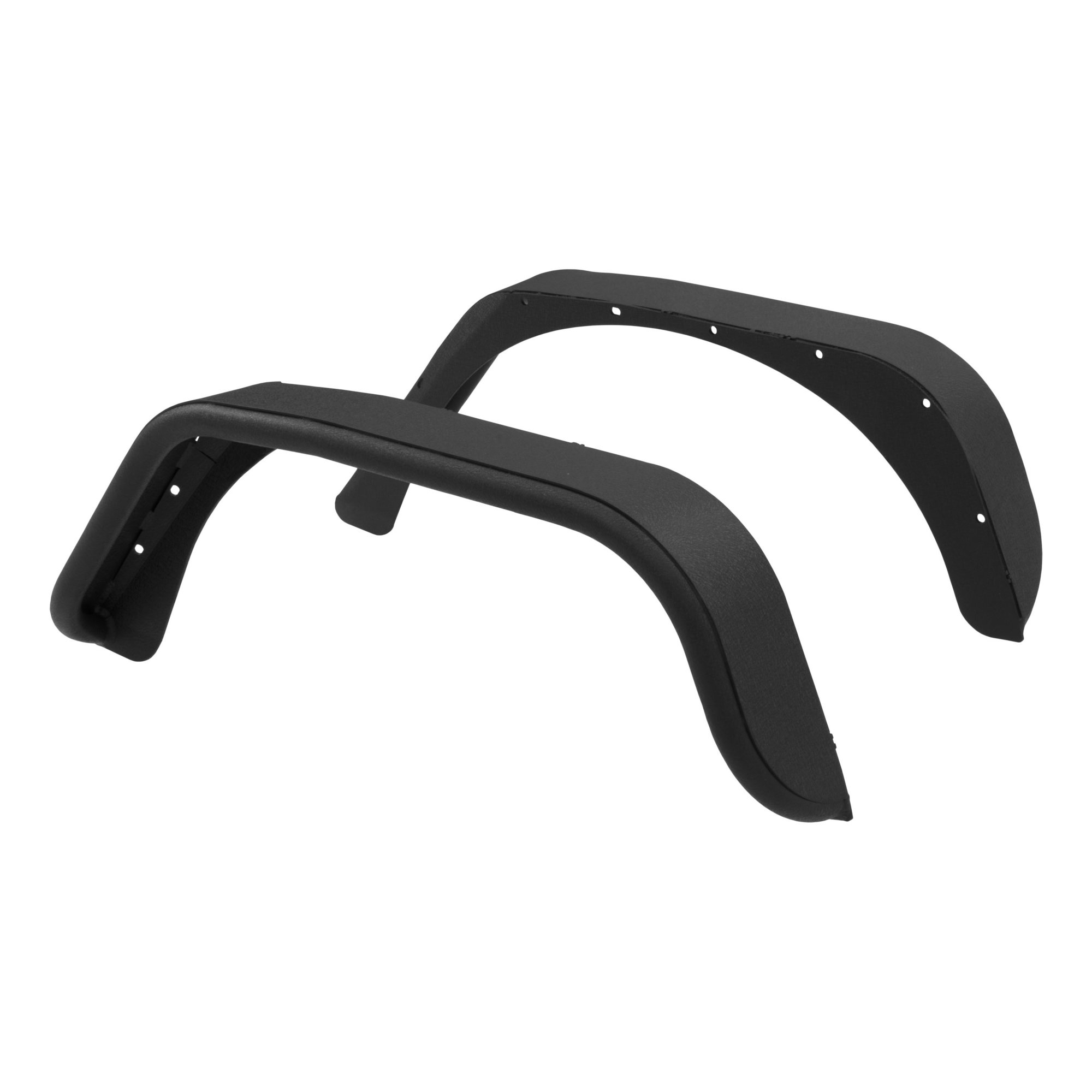 Evan-Fischer Rear Fender Flares Pair For Jeep Wrangler JK – 2007-2018 – Textured Black – Driver & Passenger