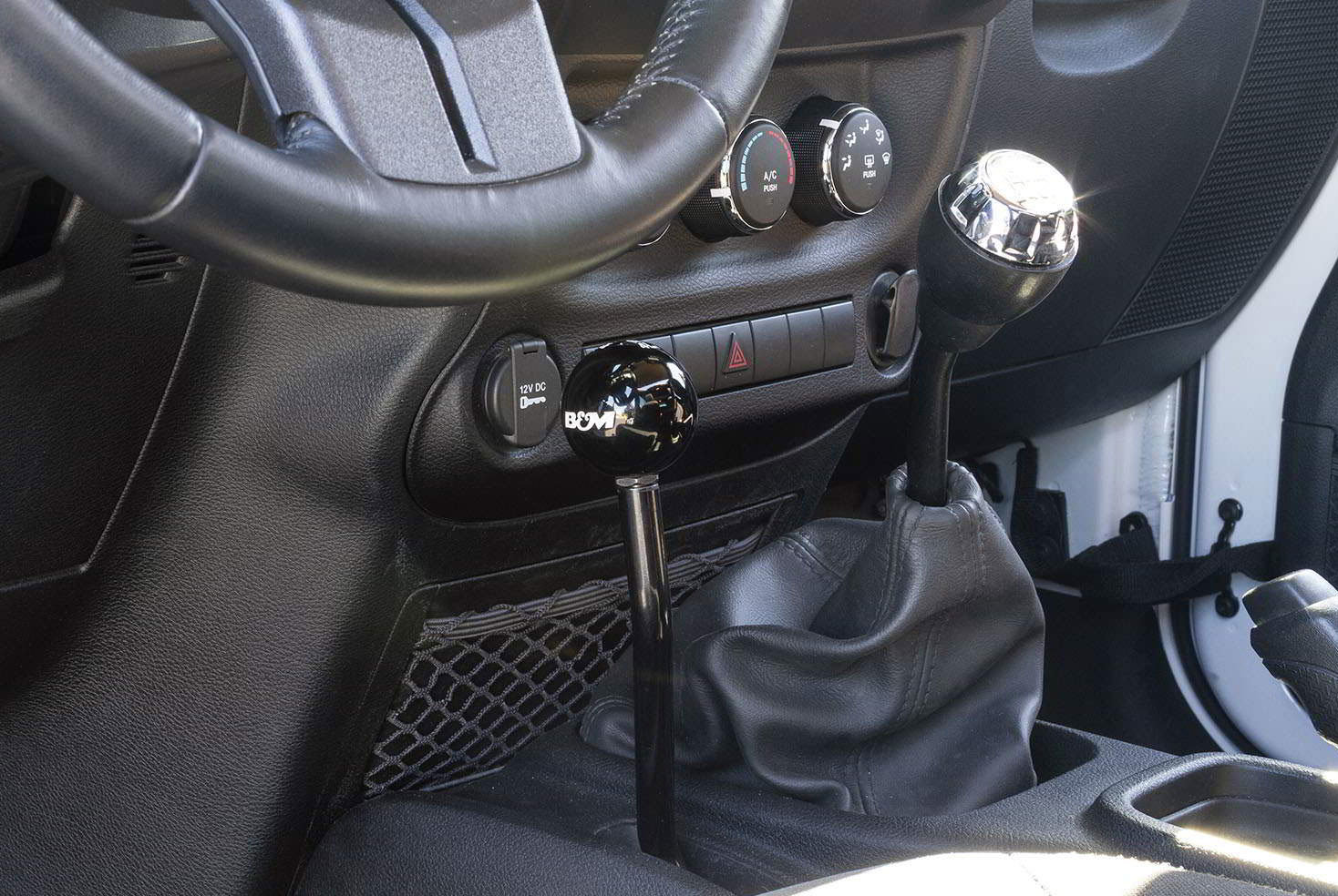 B&M Racing Extended Transfer Case Handle for 0718 Jeep Wrangler JK