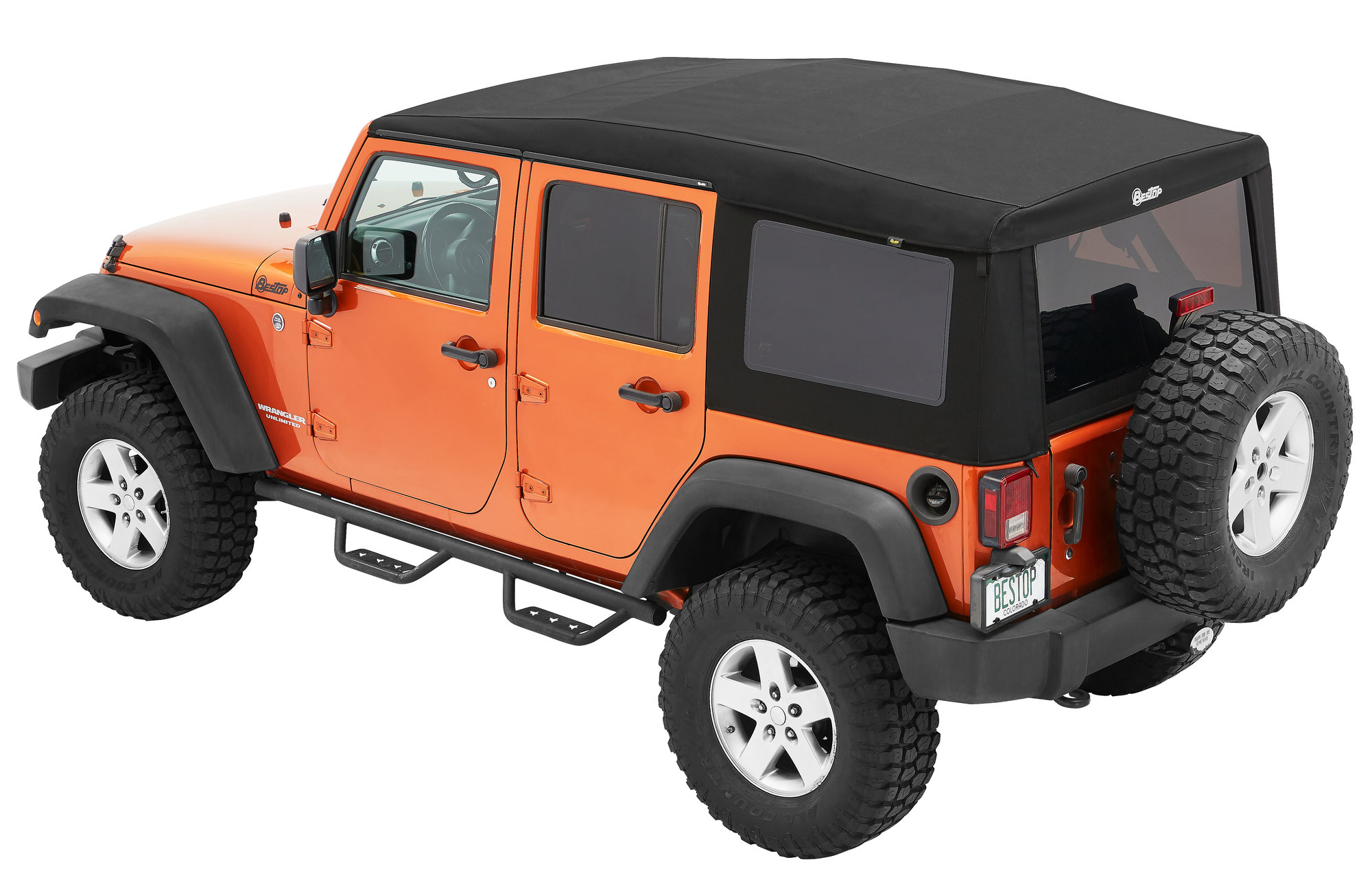 Bestop 54724 17 Supertop Ultra For 07 18 Jeep Wrangler Unlimited Jk 4 Door