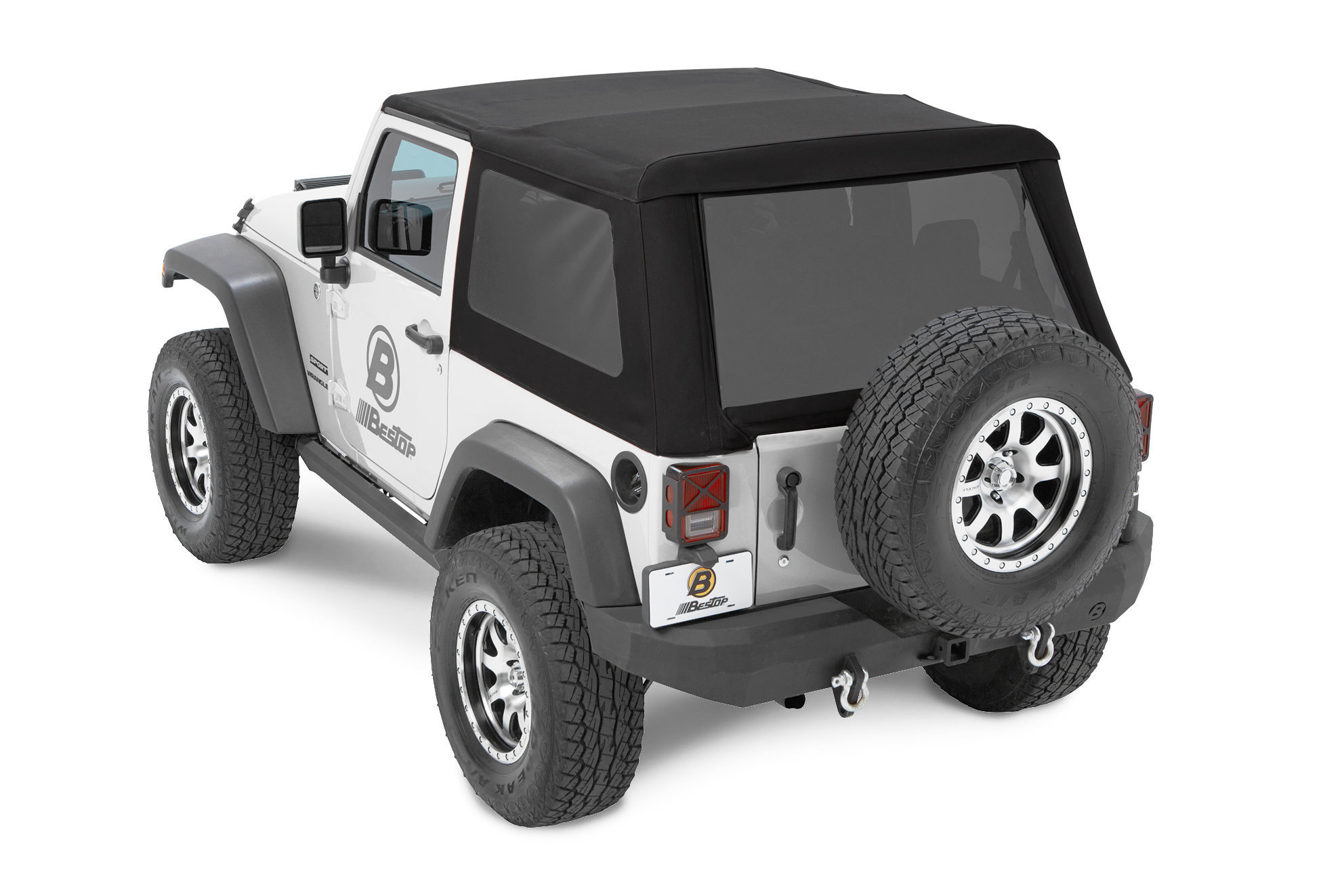 Bestop Trektop NX Glide Twill Soft Top for 07-18 Jeep Wrangler JK