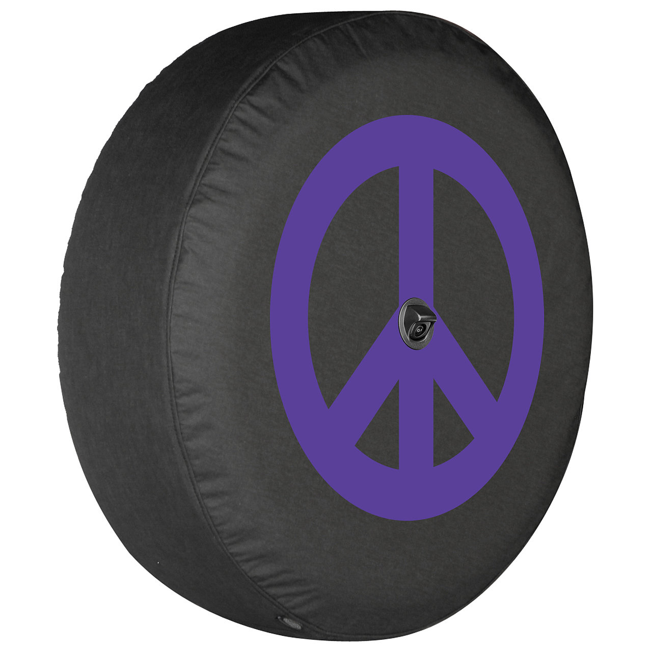 Boomerang Enterprises Peace Sign Logo Tire Cover for 18-20 Jeep Wrangler JL  Quadratec