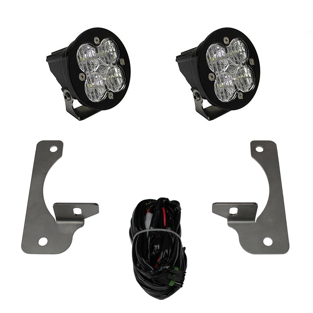 Baja Designs 2018+ Wrangler JL Rubicon Squadron-R Fog Light Pocket Kit - Amber main image 0