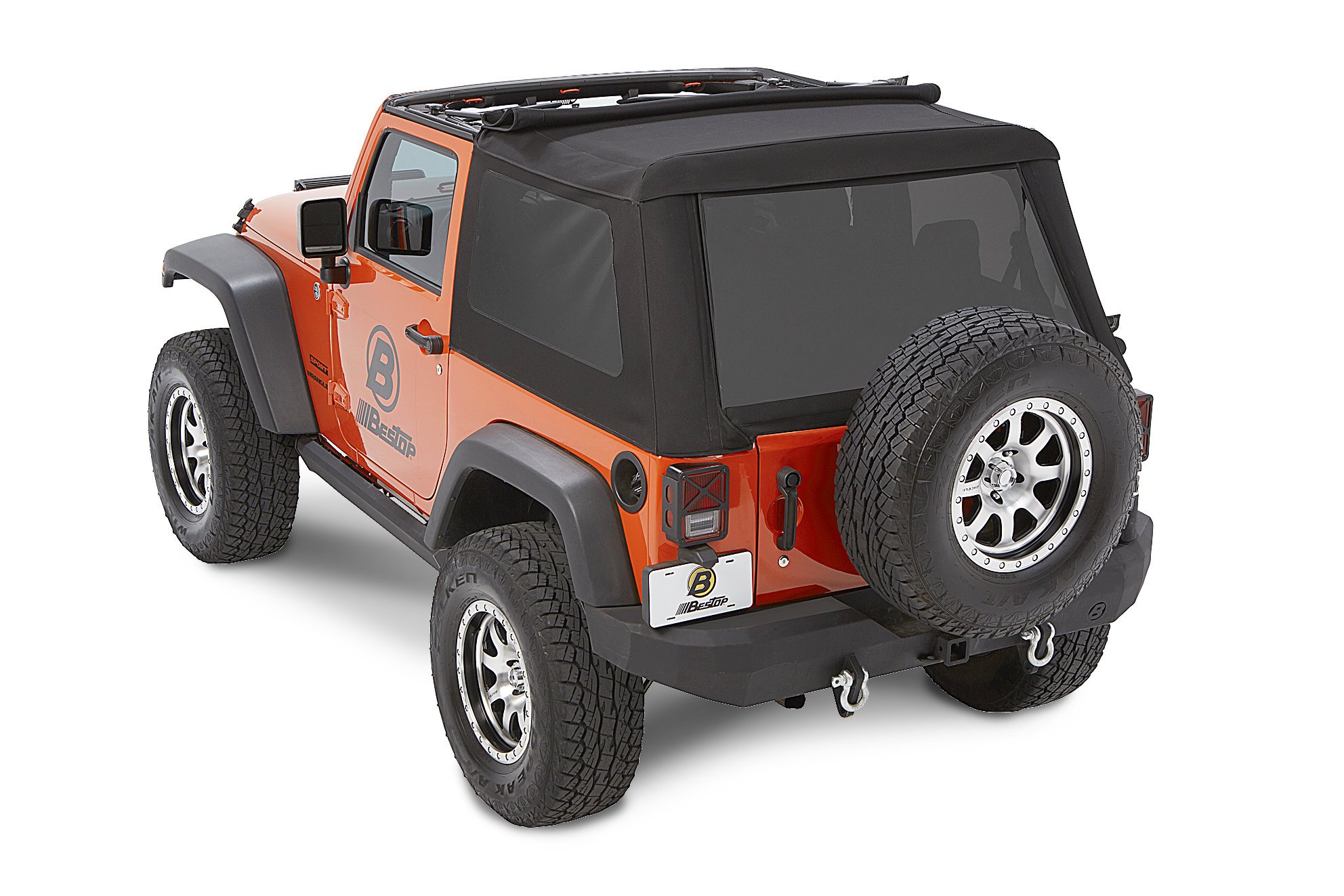 Bache complète Trektop NX - Couleur : Black - Wrangler JK Unlimited (4  portes) - 56853-35