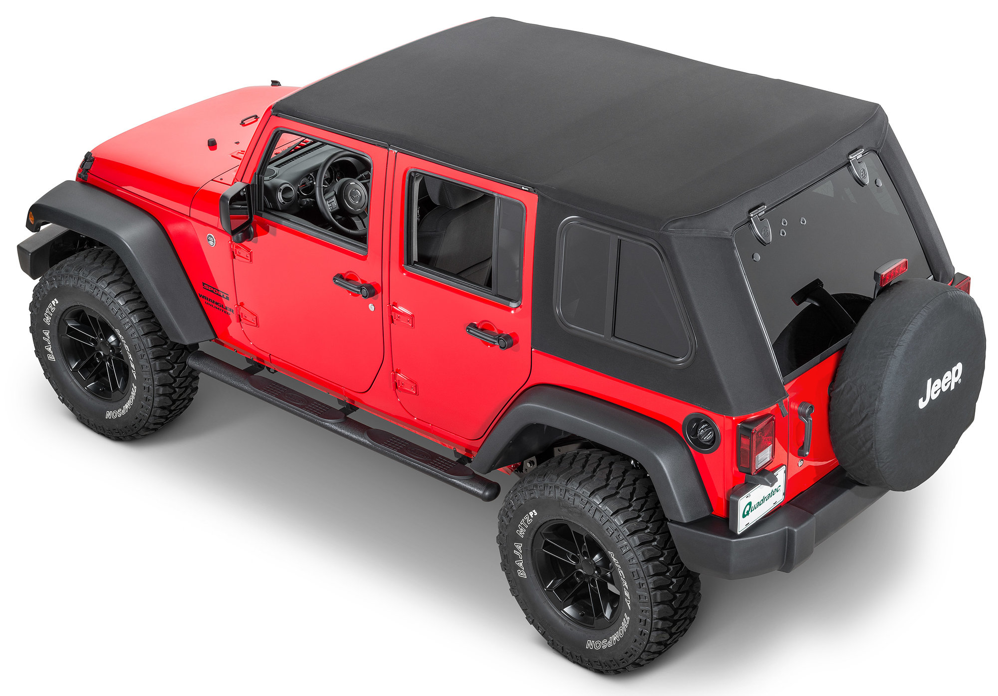 Bestop Trektop Pro 2.0 Soft Top for 07-18 Jeep Wrangler Unlimited 4 | Quadratec