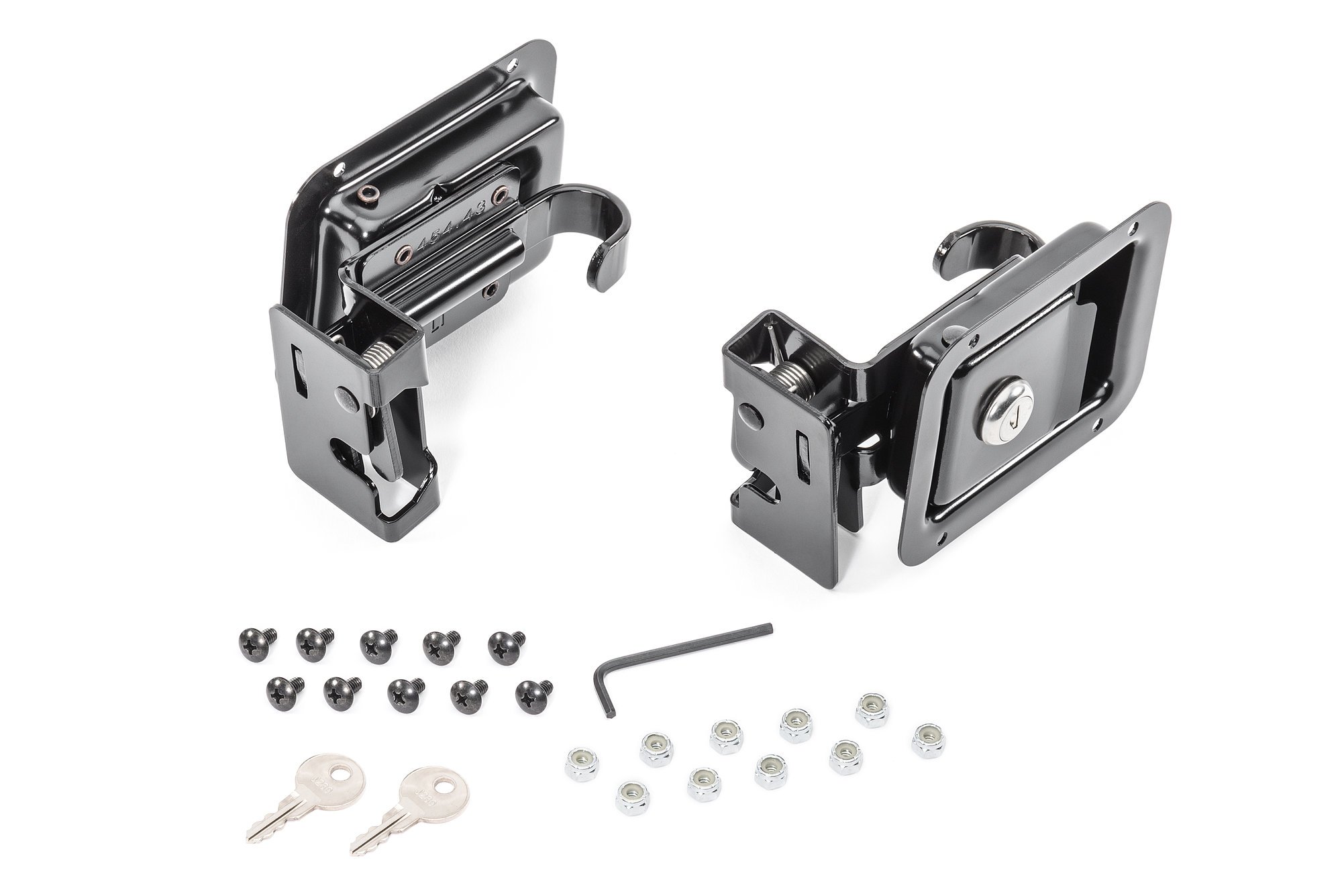 Bestop 51252 01 Paddle Handle Latch Kit For 97 06 Jeep