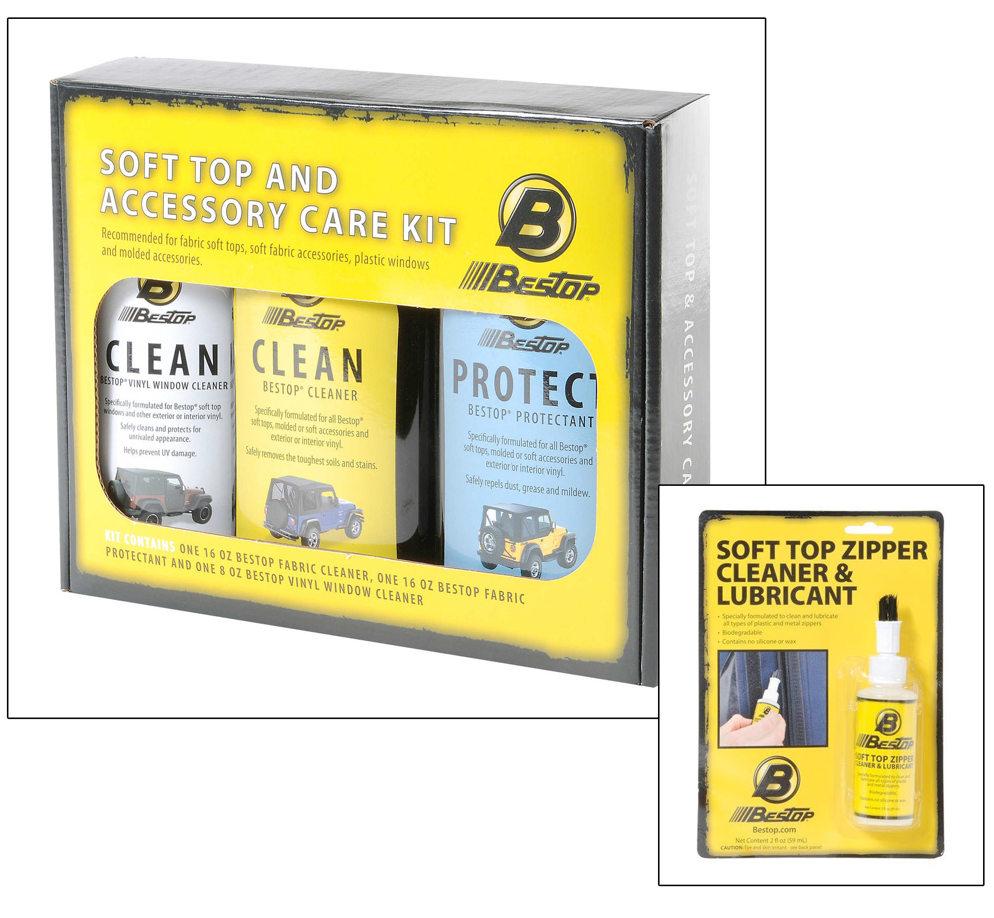 Bestop Complete Soft Top Maintenance Kit Quadratec