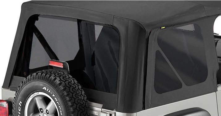 Bestop 58128-35 Black Diamond Tinted Window Kit Replace-A-Top for 2003-2006 Wrangler Except Unlimited 