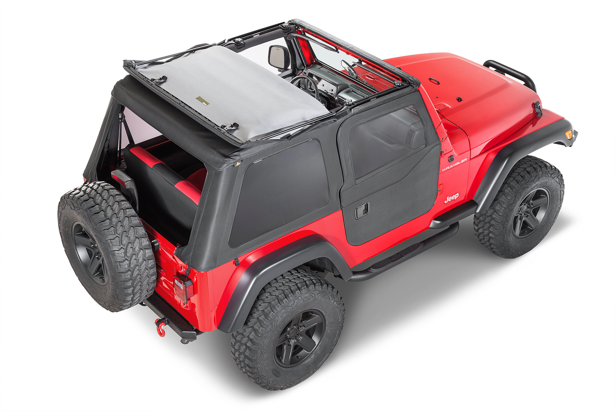Bestop Trektop Nx With 2 Piece Soft Doors For 97 06 Jeep Wrangler