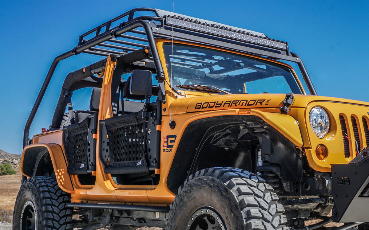 Body Armor Jk 6128 Overlander Knuckle Joint Rack System