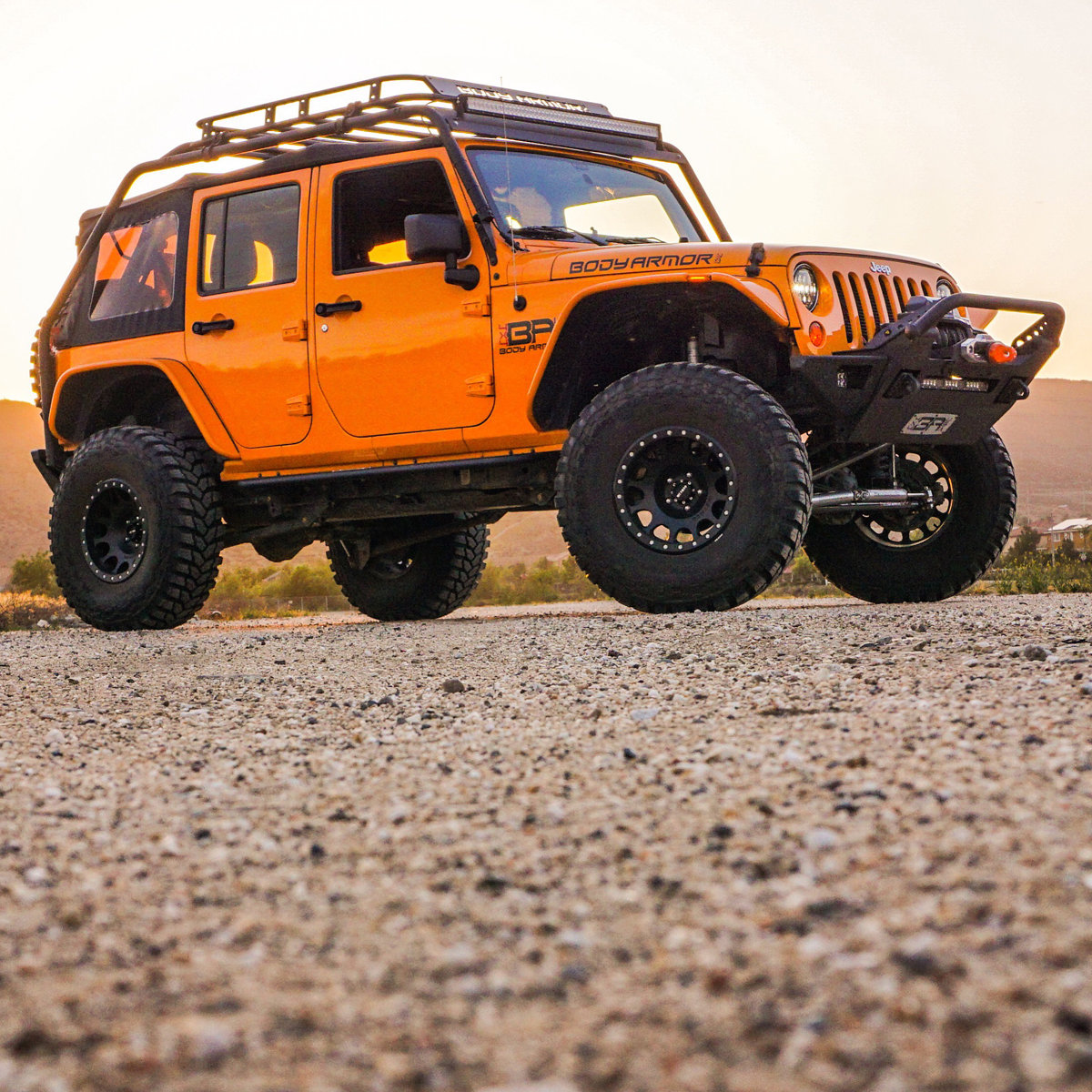 Body Armor JK 6128 Overlander Knuckle Joint Rack System for 07 18
