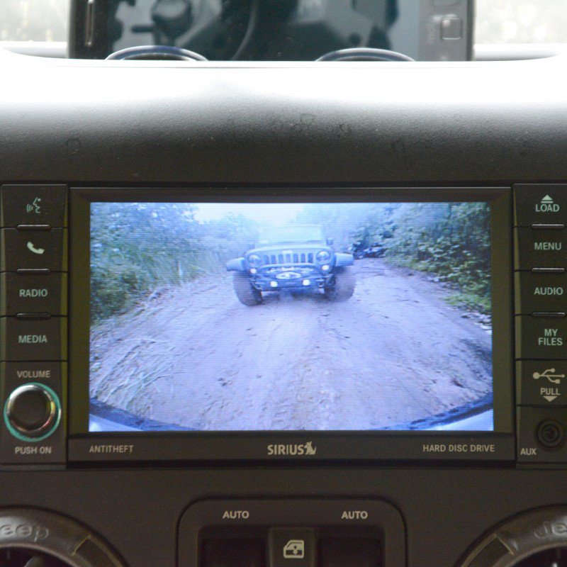 Brandmotion SUTV-8838 SummitView Adjustable Rear Vision System with OEM-Grade Camera for 2007-2021 Jeep Wrangler JK and JL Models with an Aftermarket Radio Display or Monitor 